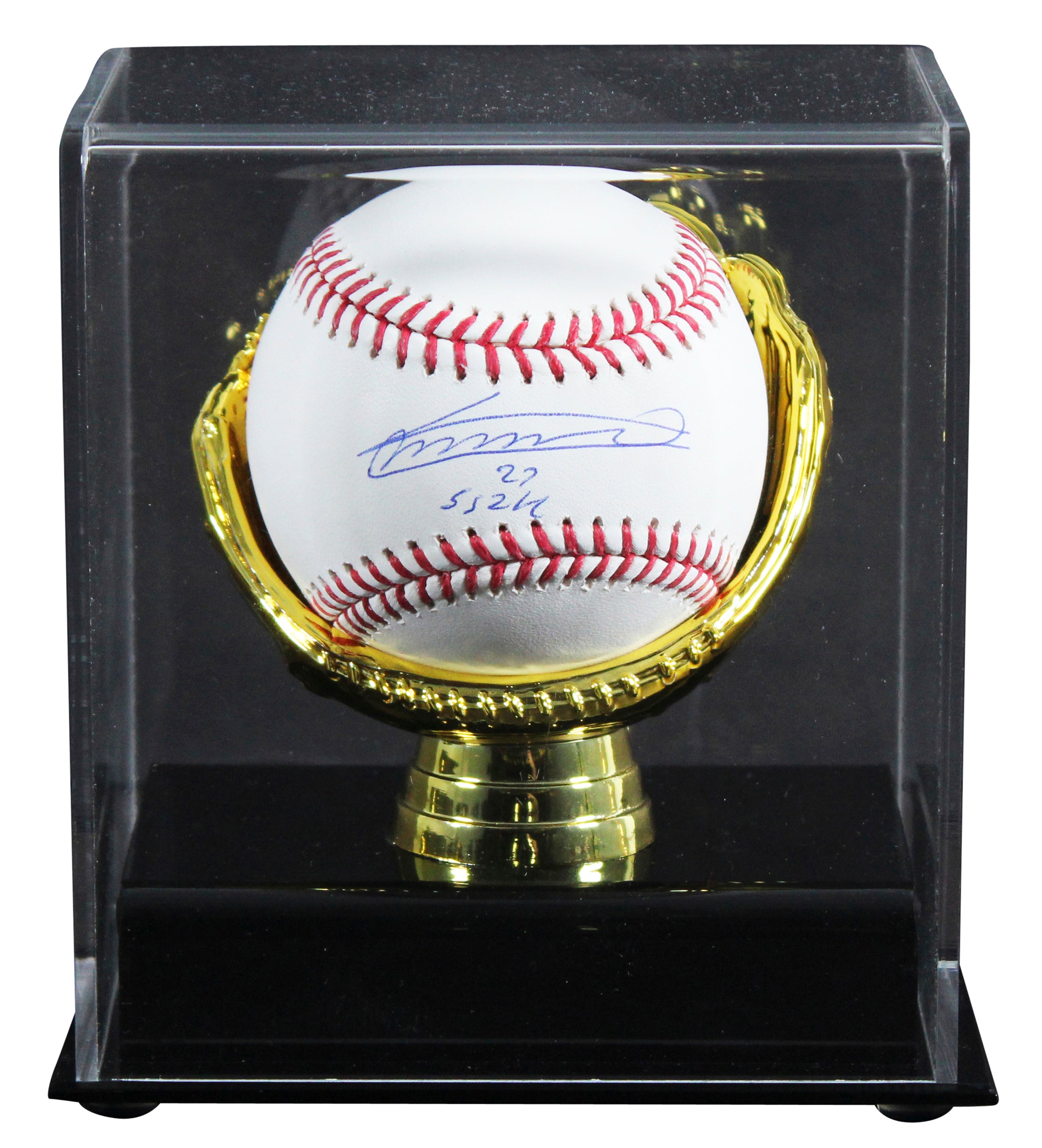 Blue Jays Vladimir Guerrero Jr. "SS 24" Signed Manfred OML Baseball W/ Case JSA