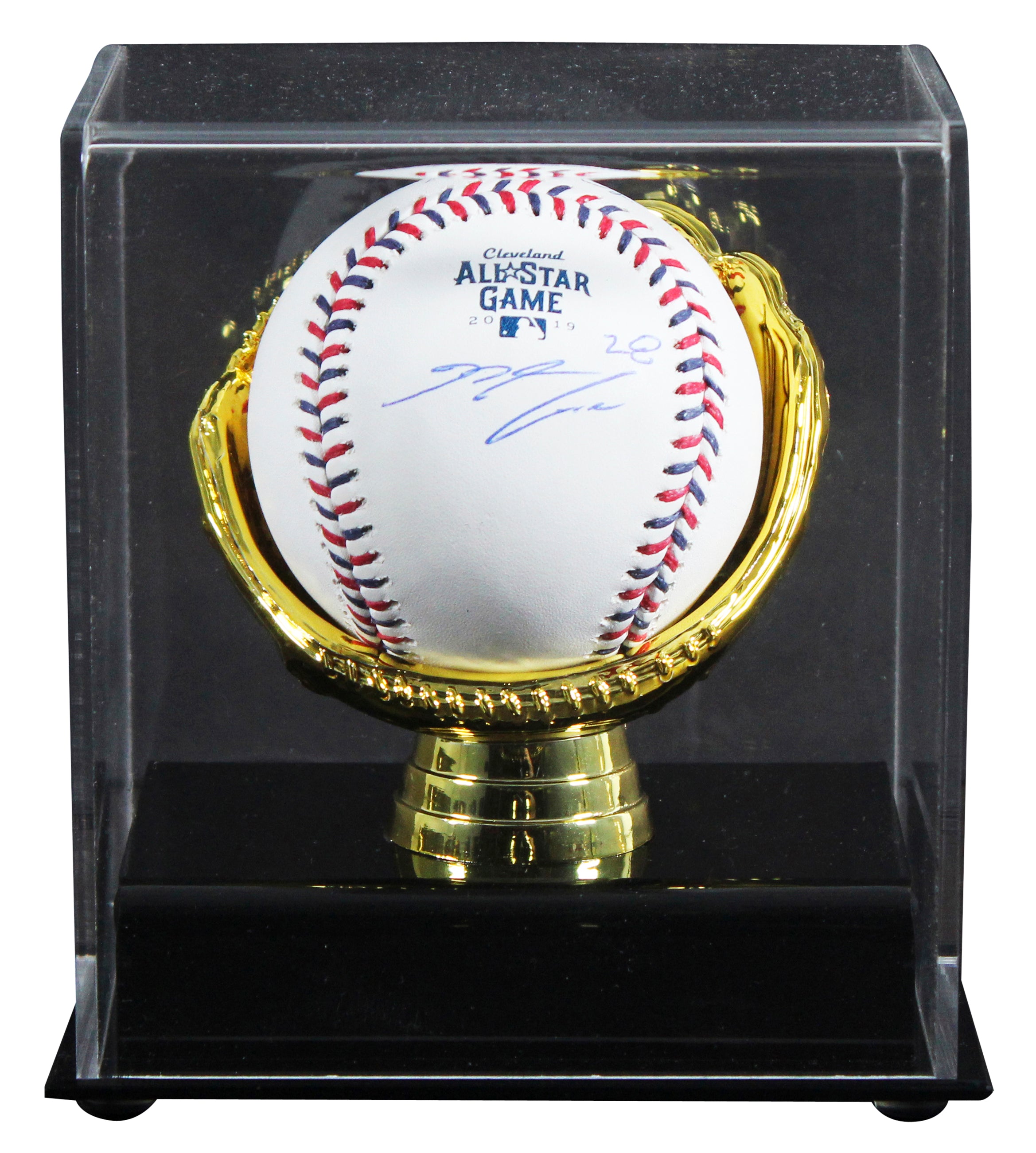 Rockies Nolan Arenado Signed 2019 All-Star Game Logo OML Baseball W/ Case JSA
