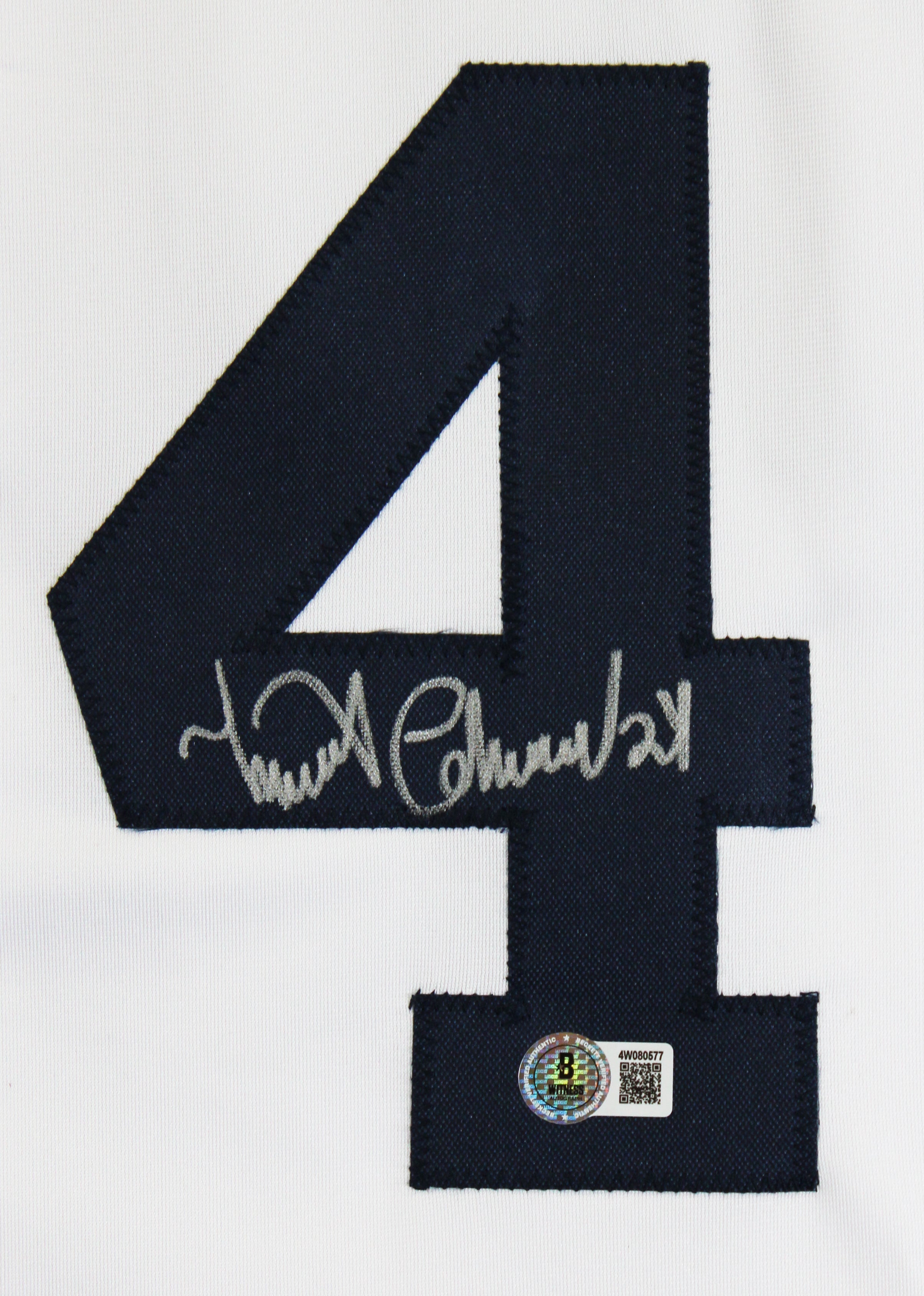 Miguel Cabrera Authentic Signed White Pro Style Jersey Autographed BAS Witnessed