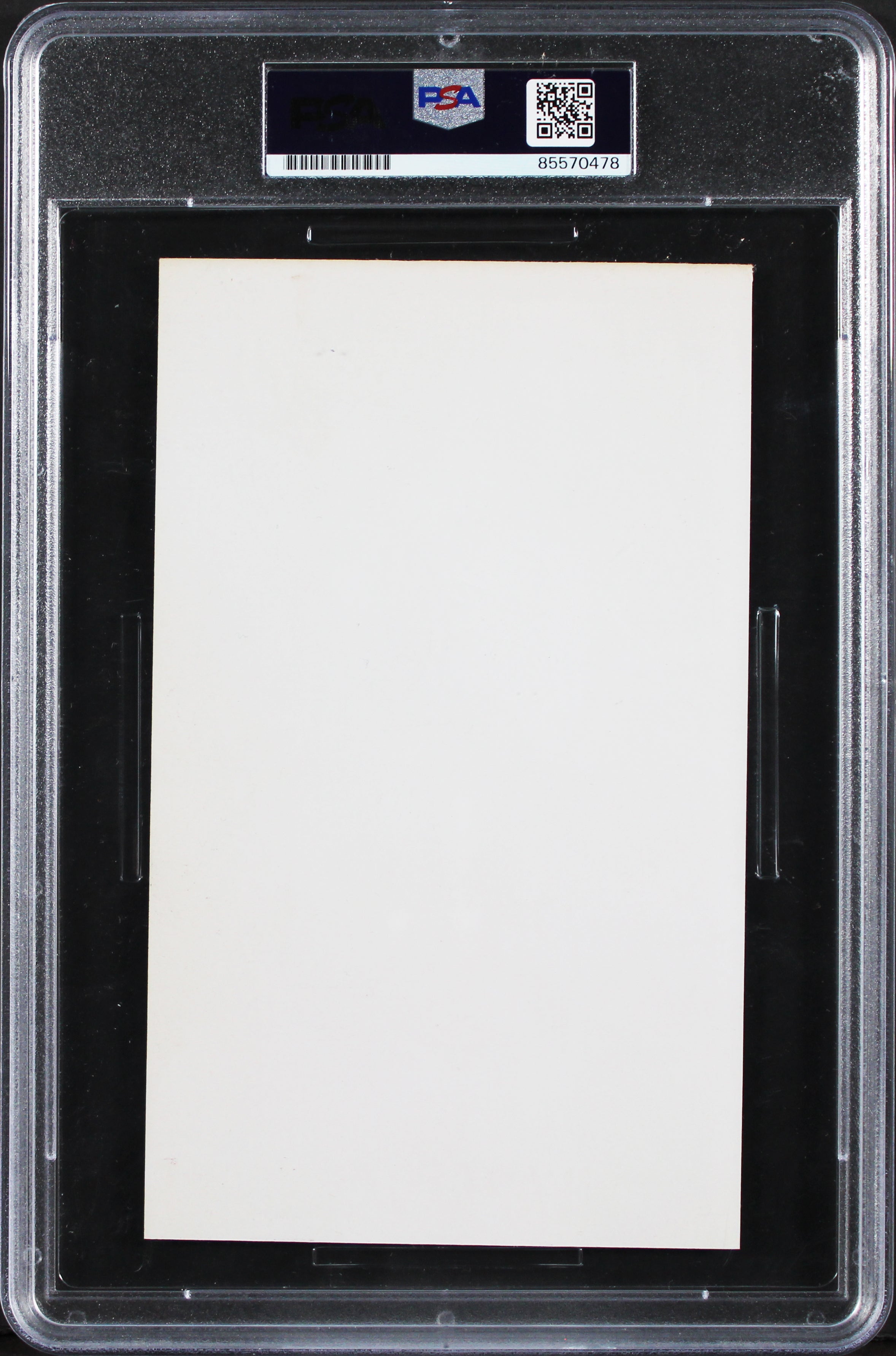 Eric Clapton Signed 4.75x7.5 The Eric Clapton Concert Print PSA/DNA Slabbed