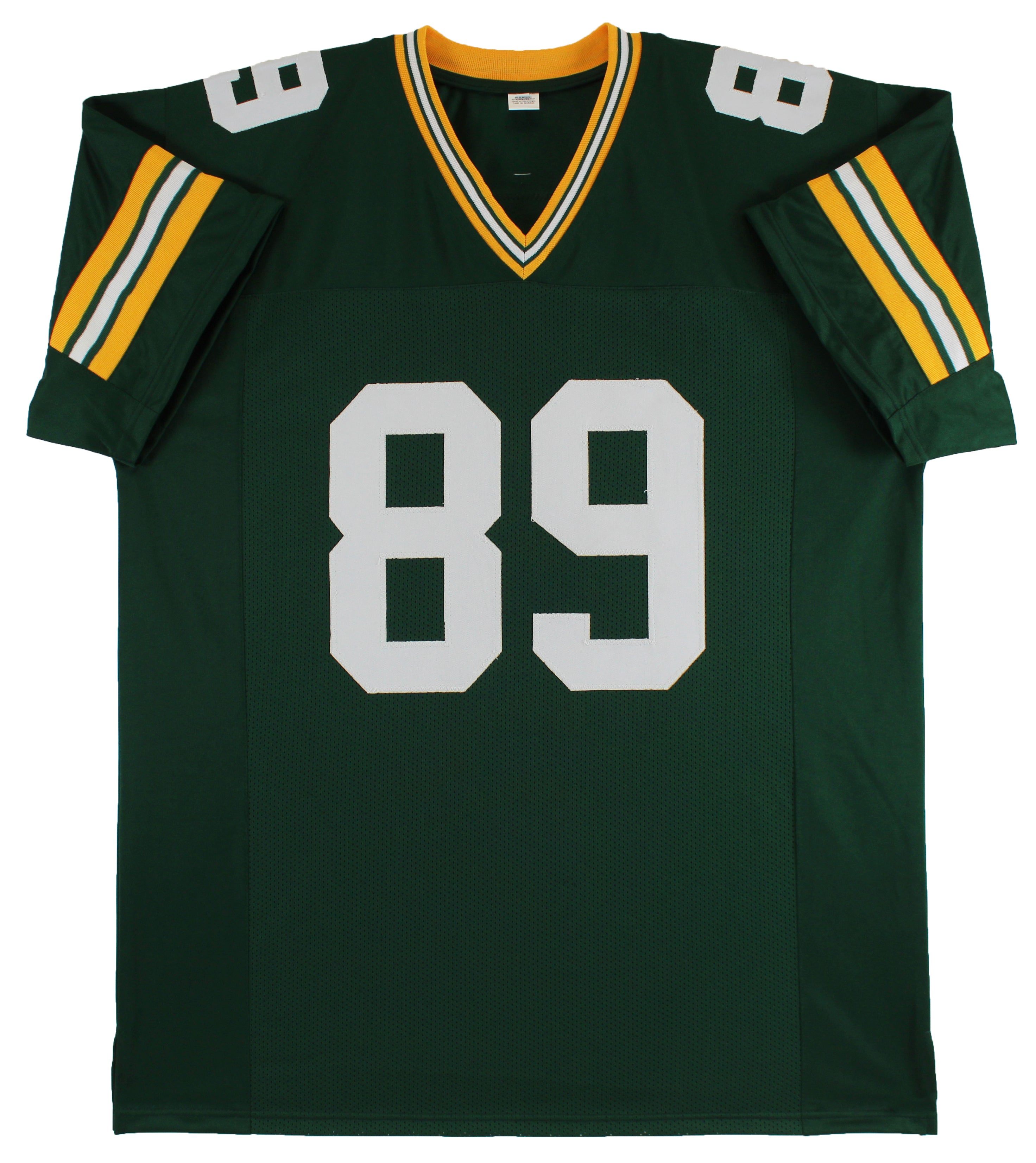 Dave Robinson "HOF 13" Authentic Signed Green Pro Style Jersey BAS Witnessed 2