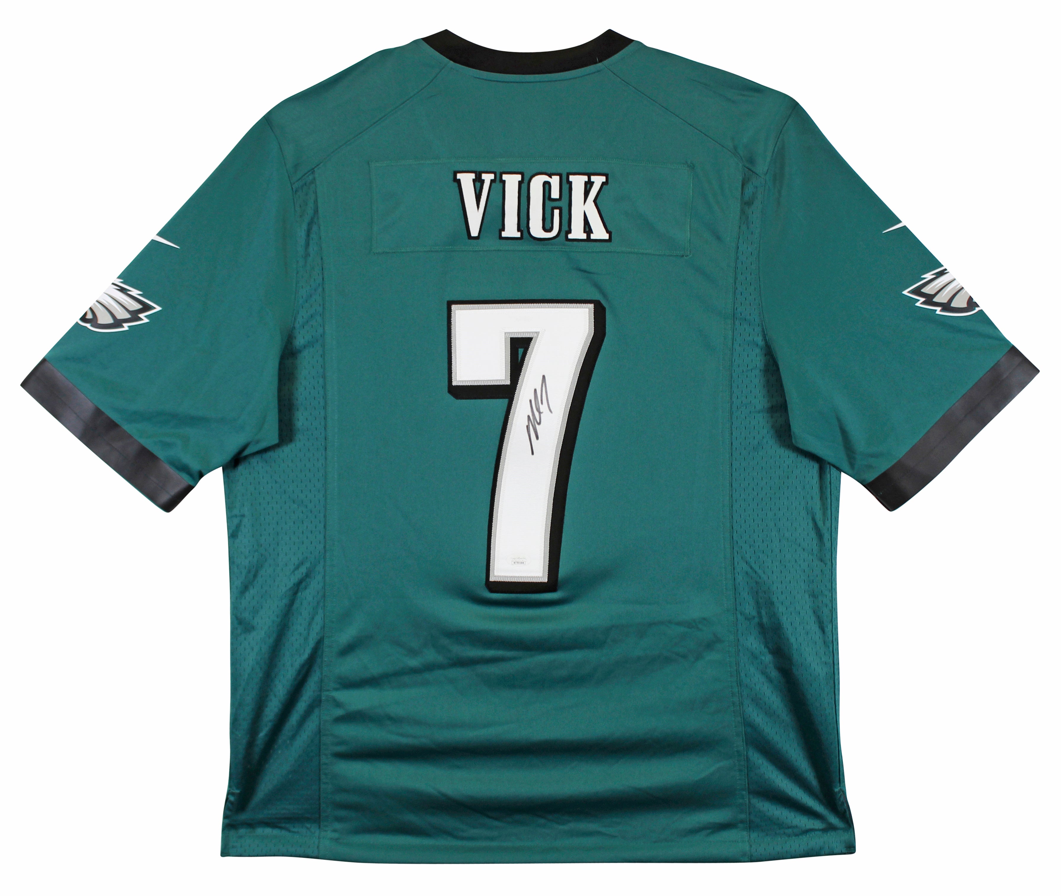 Eagles Michael Vick Authentic Signed Green Nike Jersey w/ Sewn #'s JSA Witness