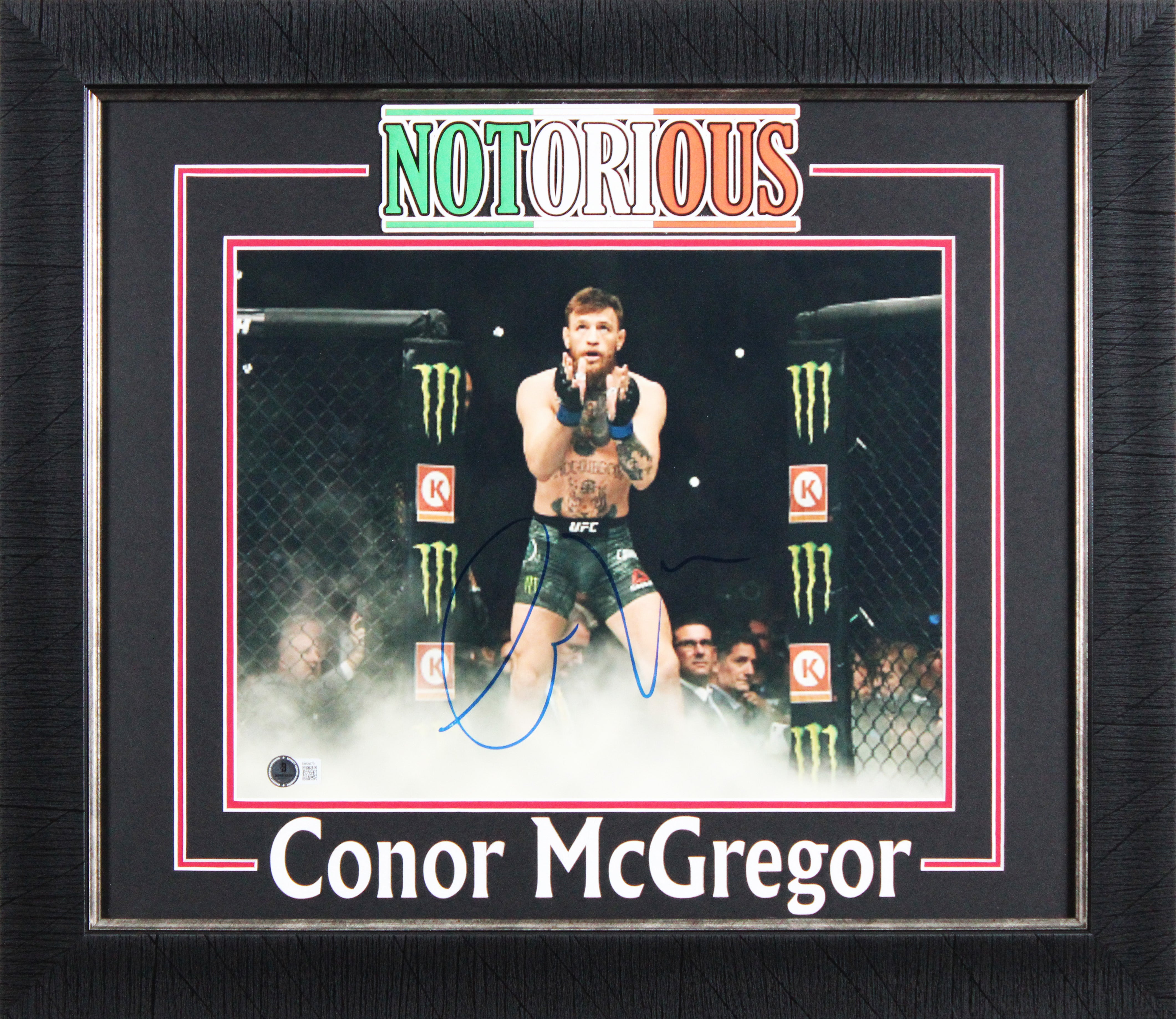 UFC Conor McGregor Authentic Signed 11x14 Framed Photo BAS #BM58679