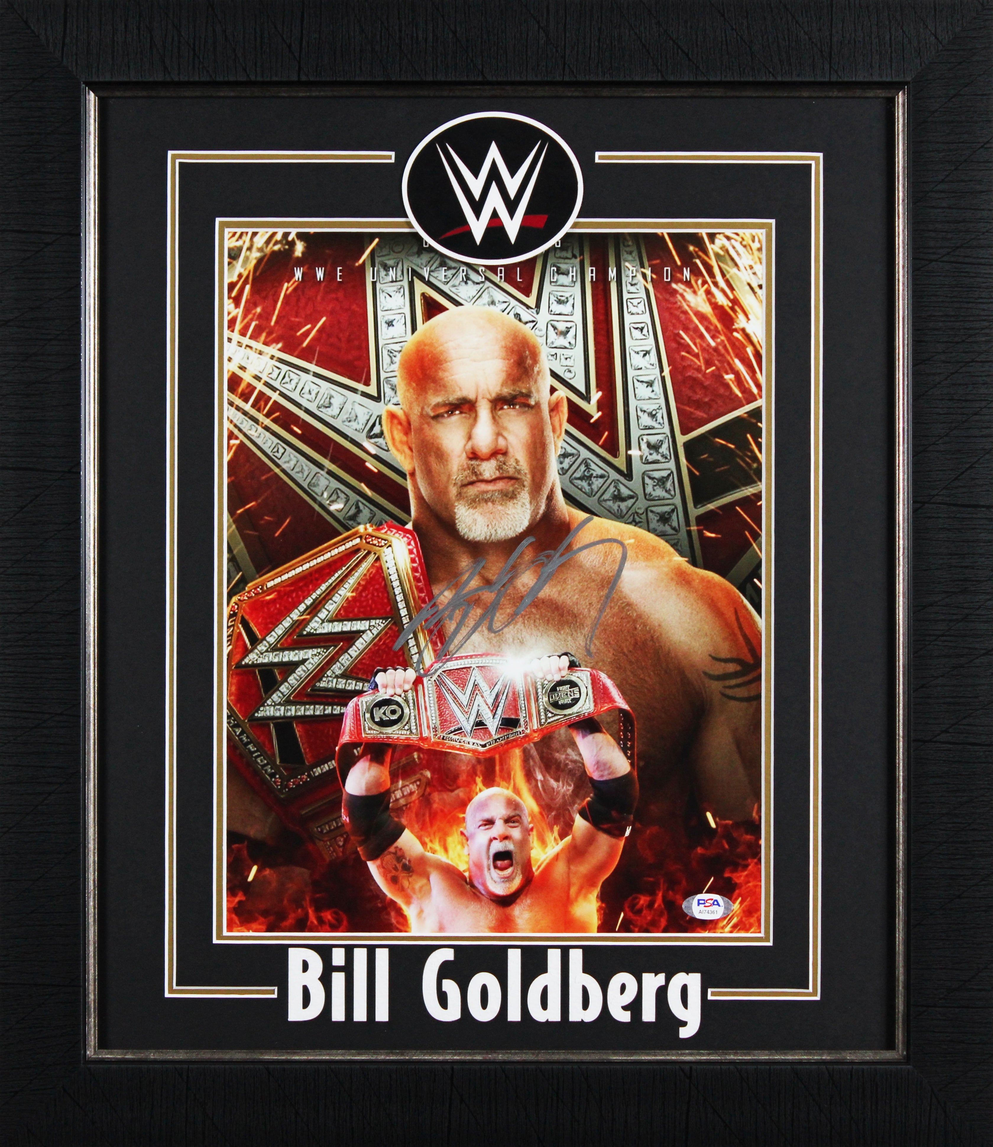 Bill Goldberg WWE Smackdown! Authentic Signed 11x14 Framed Photo PSA/DNA AI74361