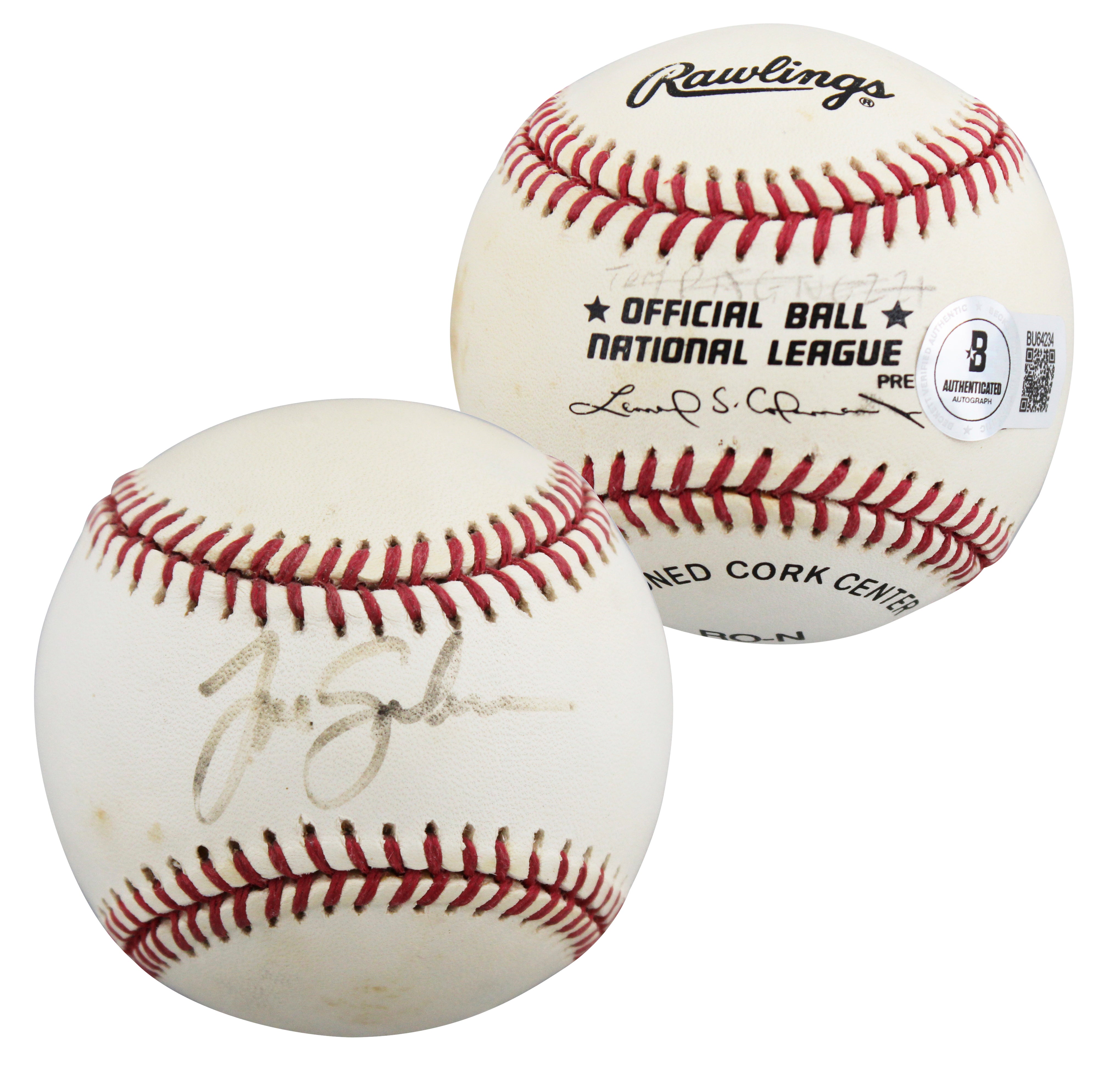 Angels Tim Salmon Authentic Signed Coleman Jr. ONL Baseball BAS #BU64234