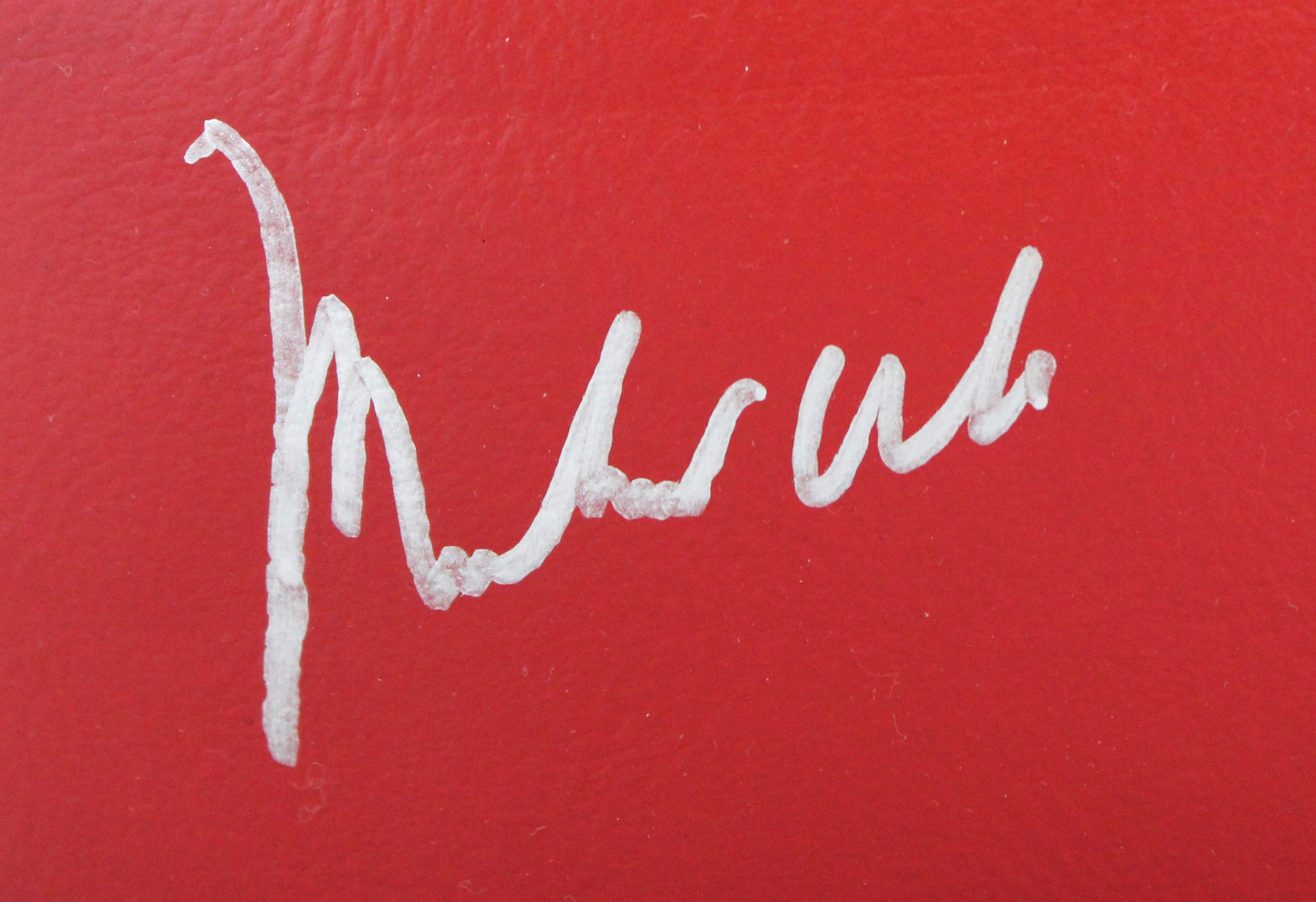 Muhammad Ali Authentic Signed Red Everlast Boxing Glove BAS LOA #AE13527