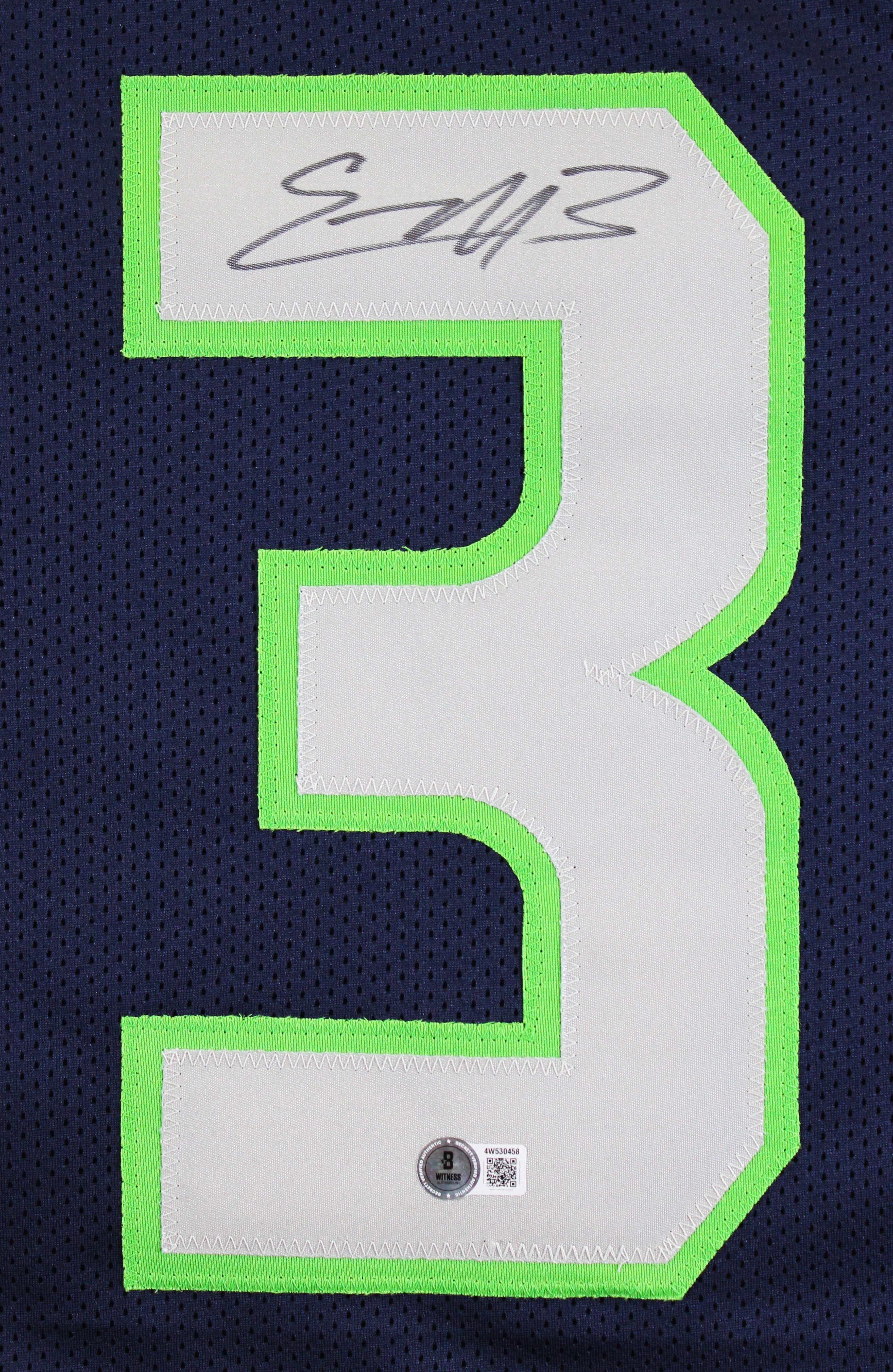 Nick Emmanwori Authentic Signed Navy Pro Style Jersey Autographed BAS Witnessed