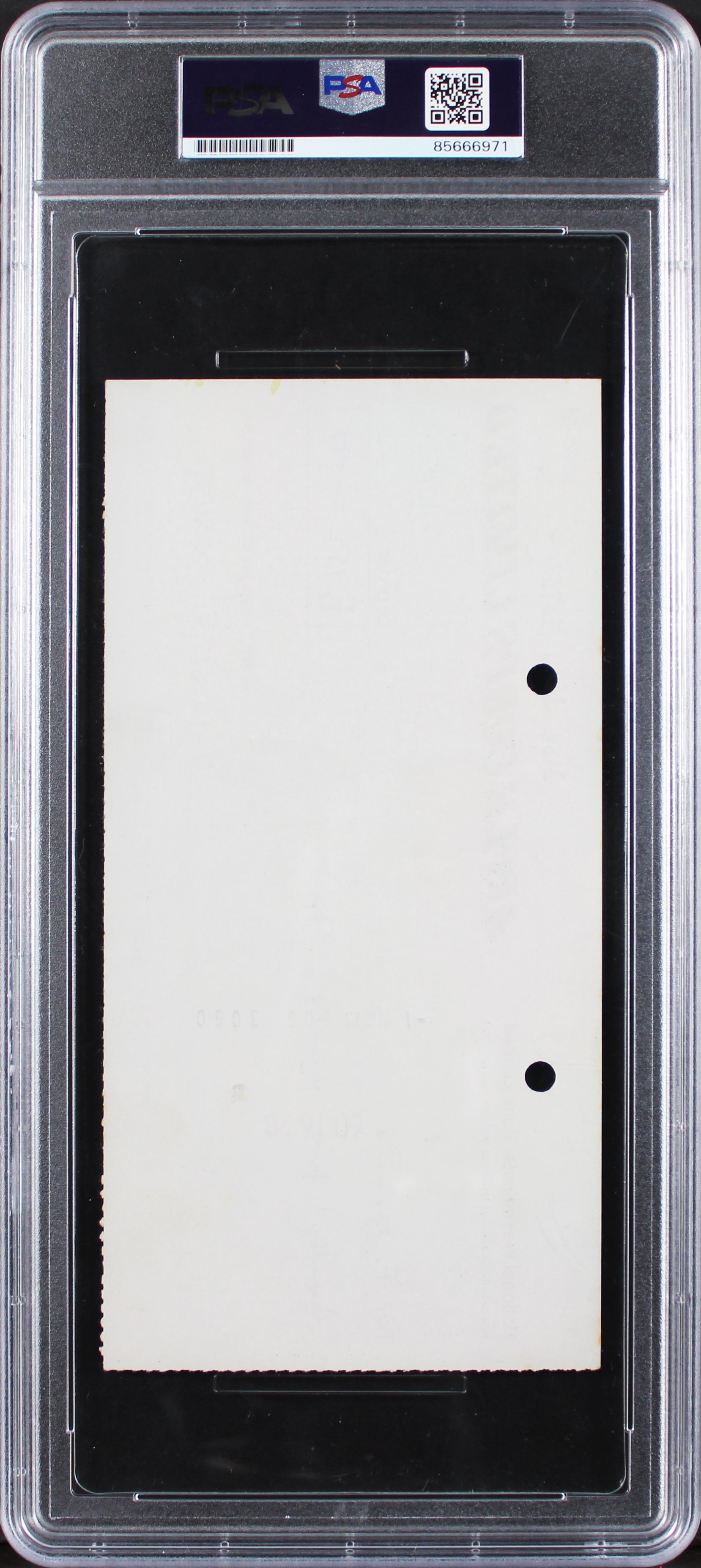 George Harrison The Beatles Signed 3.5x8 Apple Corps Check Auto 8 PSA/DNA Slab