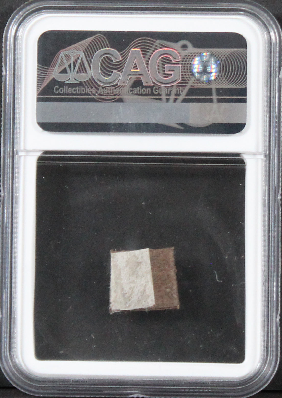 John F. Kennedy Blood Stained Leather Swatch From Limo 1963 Assassination CAG