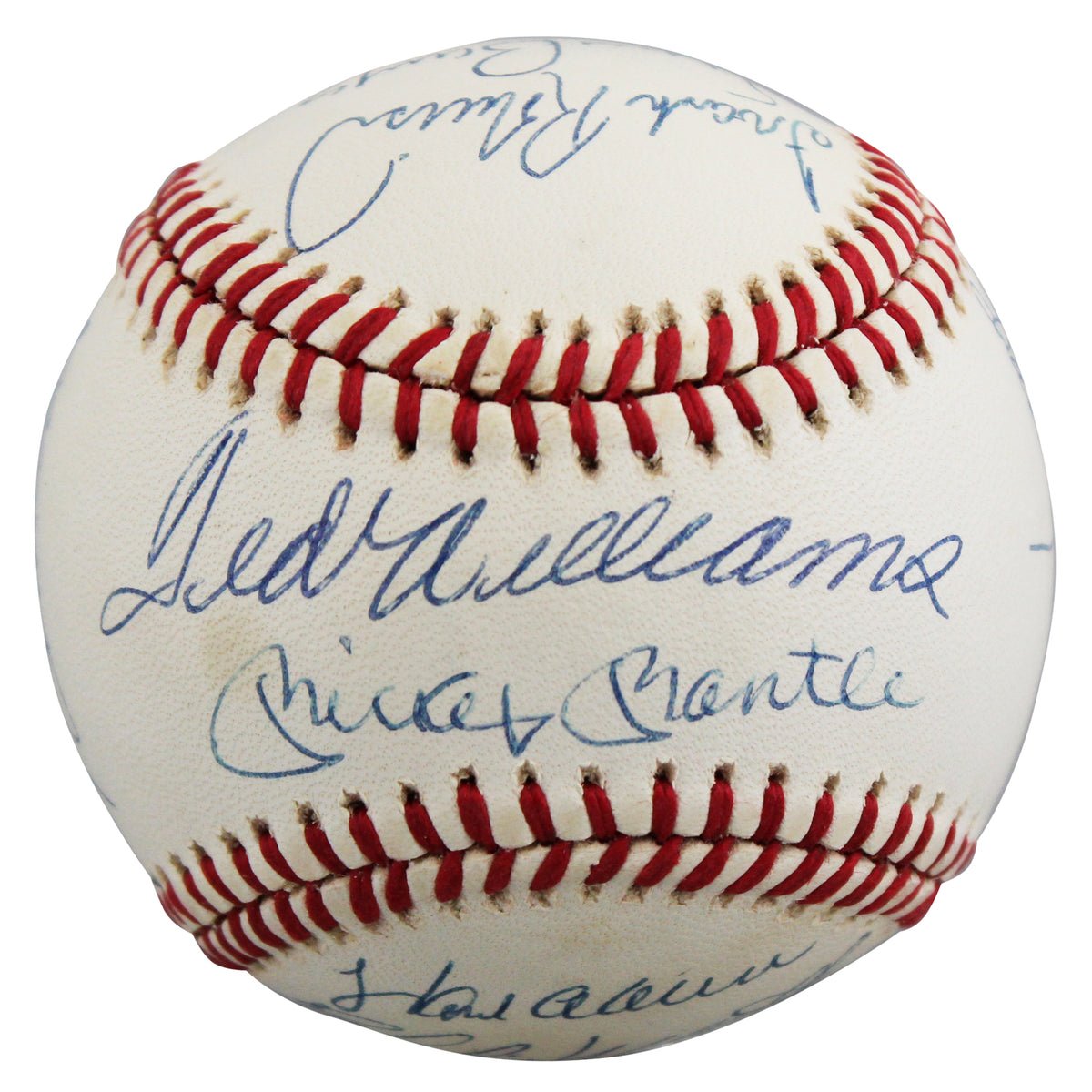 500 Home Run Club (11) Mantle, Aaron, Mays, Signed Oal Baseball BAS #AC020736