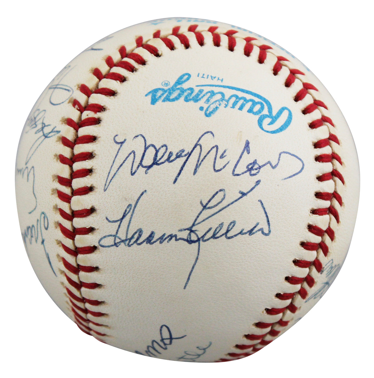 500 Home Run Club (11) Mantle, Aaron, Mays, Signed Oal Baseball BAS #AC020736