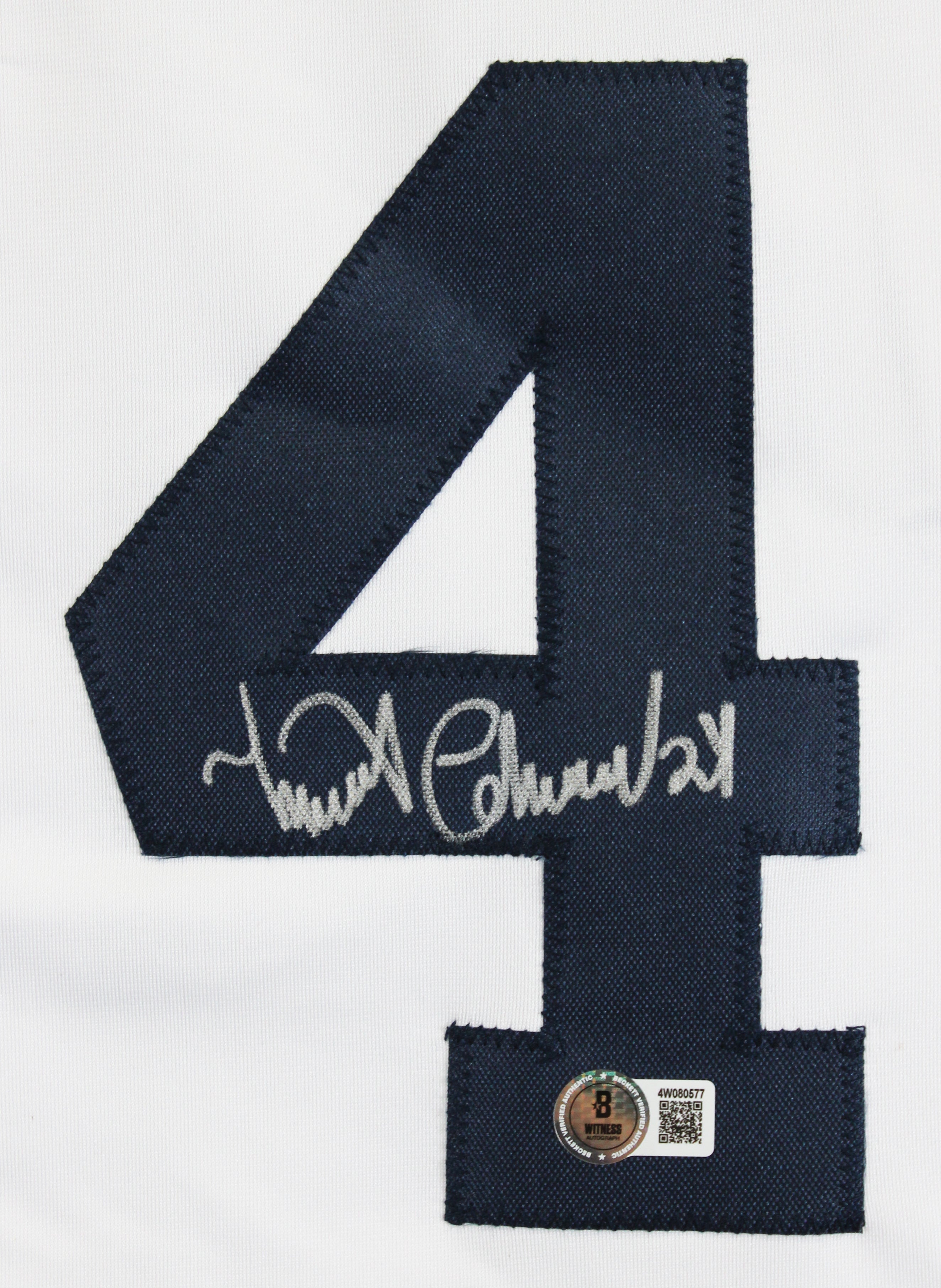 Miguel Cabrera Authentic Signed White Pro Style Framed Jersey BAS Witnessed