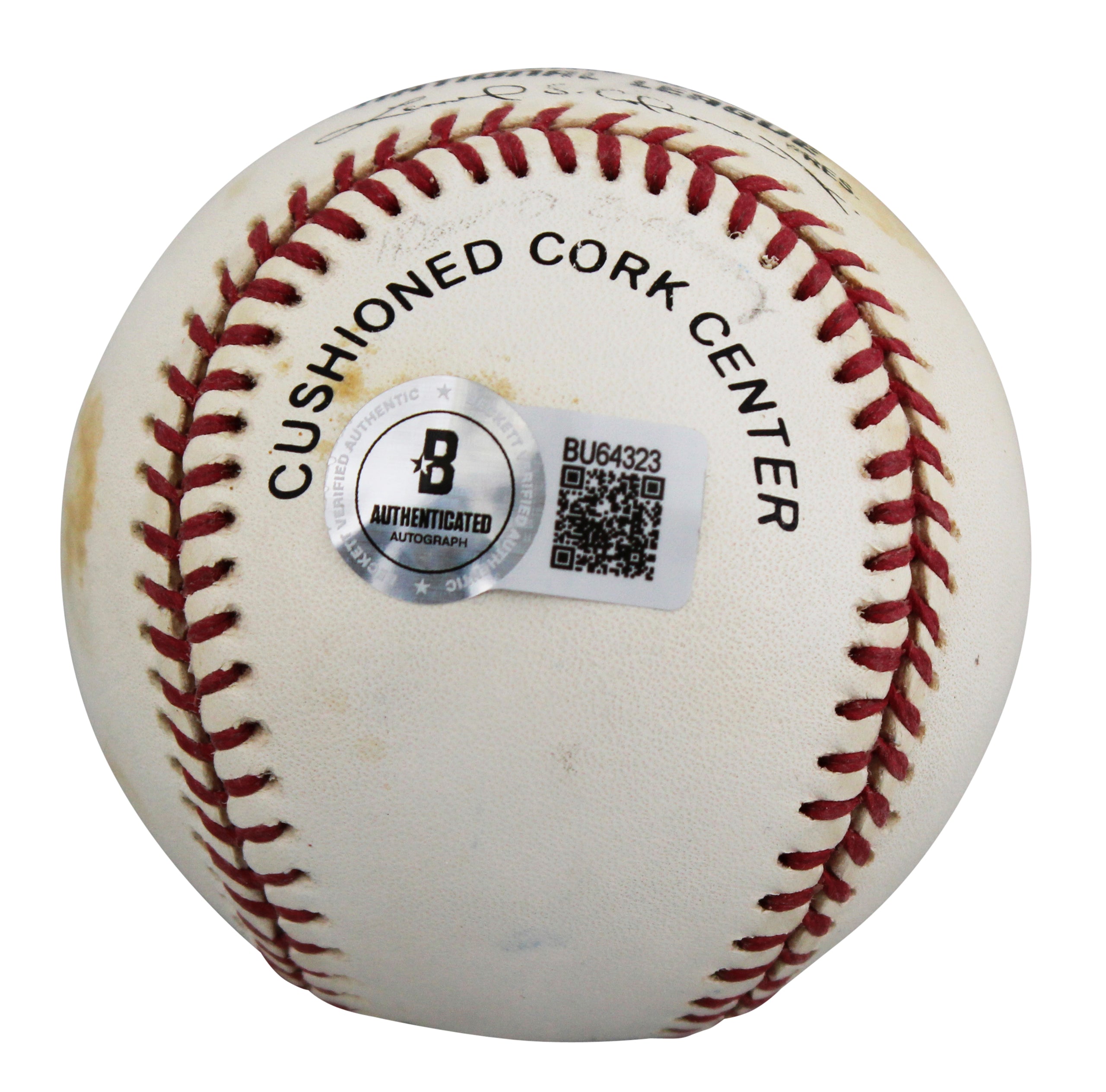 Pirates Doug Drabek Authentic Signed Leonard Coleman ONL Baseball BAS #BU64323