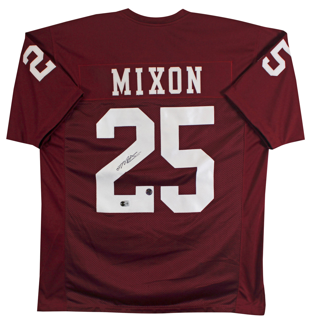 Oklahoma Joe Mixon Authentic Signed Maroon Pro Style Jersey BAS #BY031329