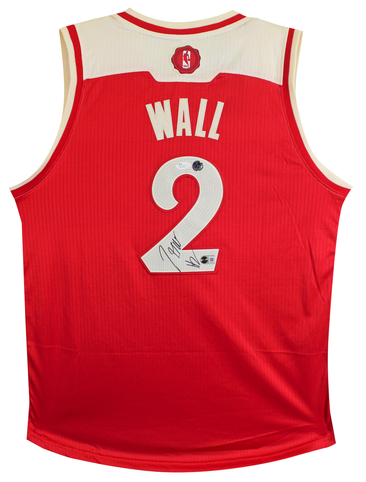 Wizards John Wall Authentic Signed Red Adidas Swingman Jersey BAS #BY031282