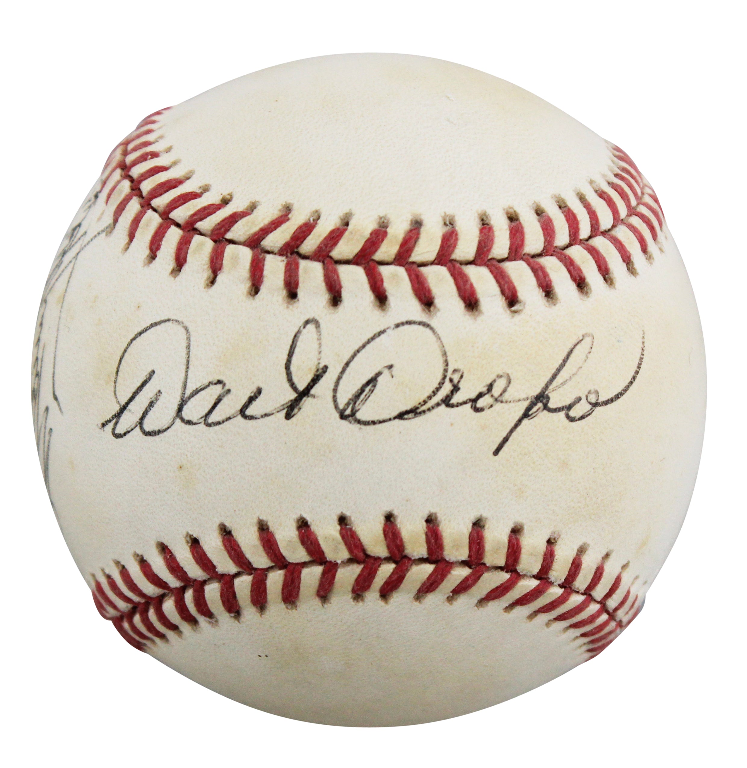 Red Sox Walt Dropo & Mickey McDermott Signed Selig OML Baseball BAS #BU64330
