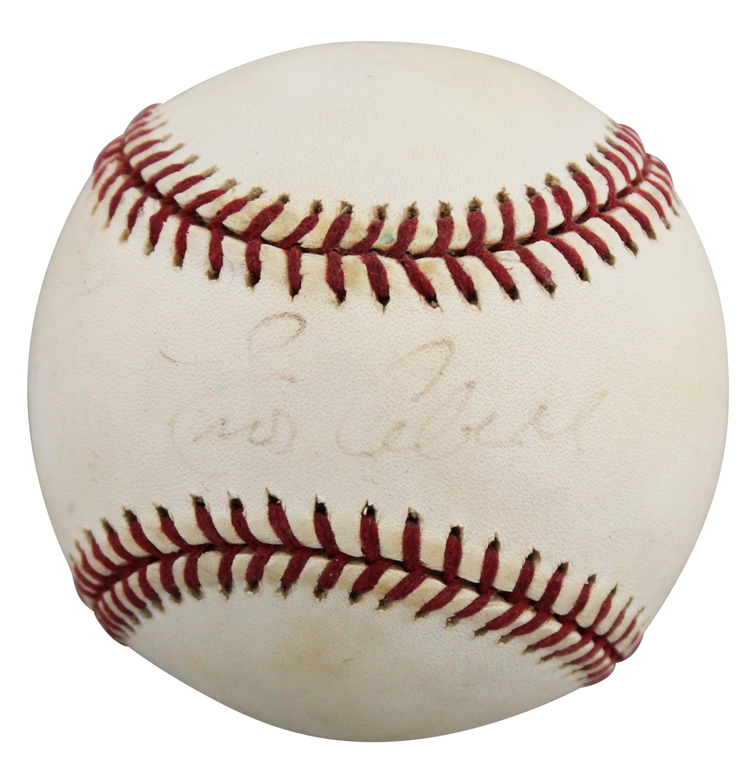 Astros Enos Cabell Authentic Signed Allen Selig OML Baseball BAS #BU64325