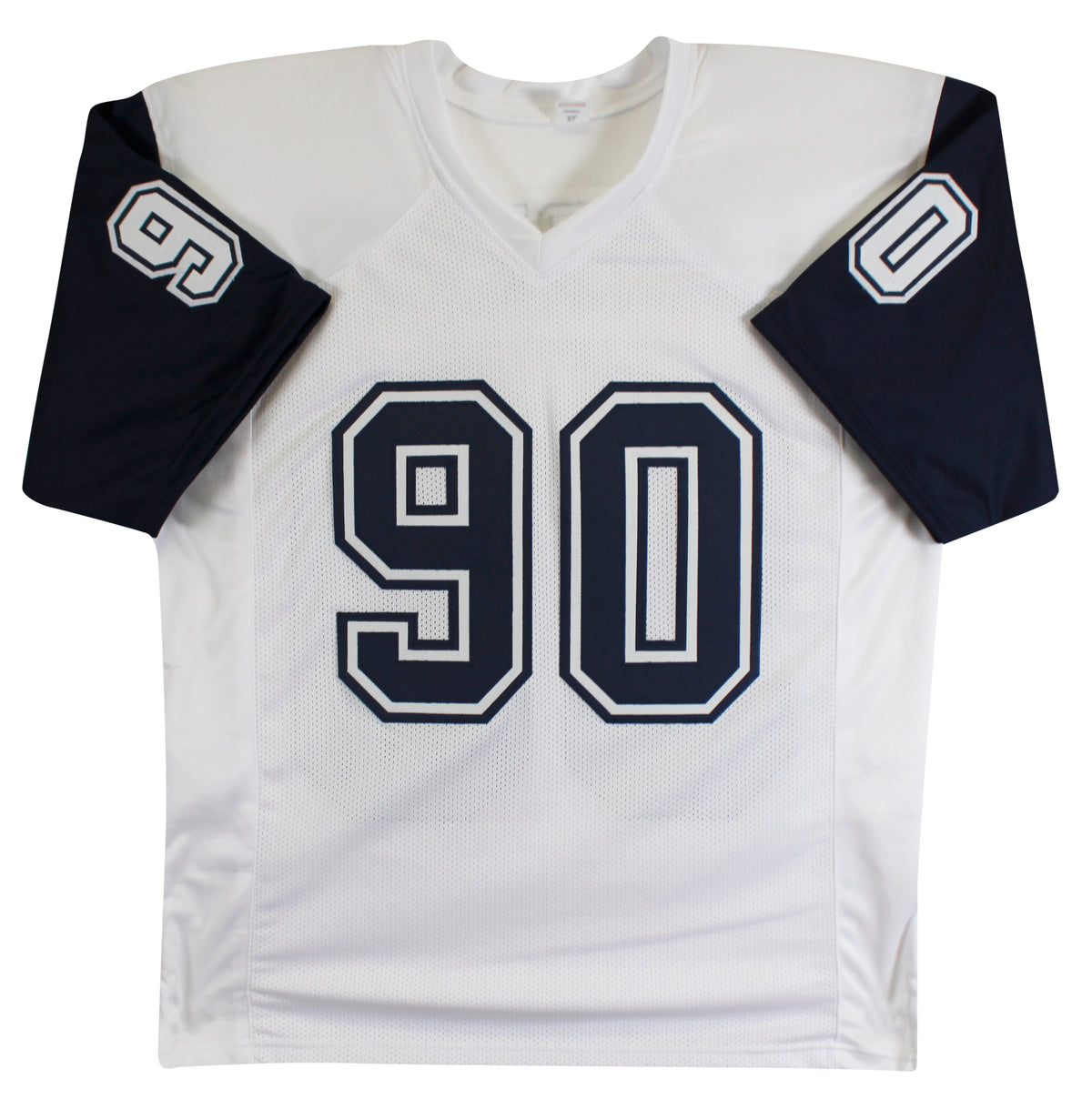 Demarcus Lawrence Authentic Signed White Pro Style Jersey BAS #BY031285