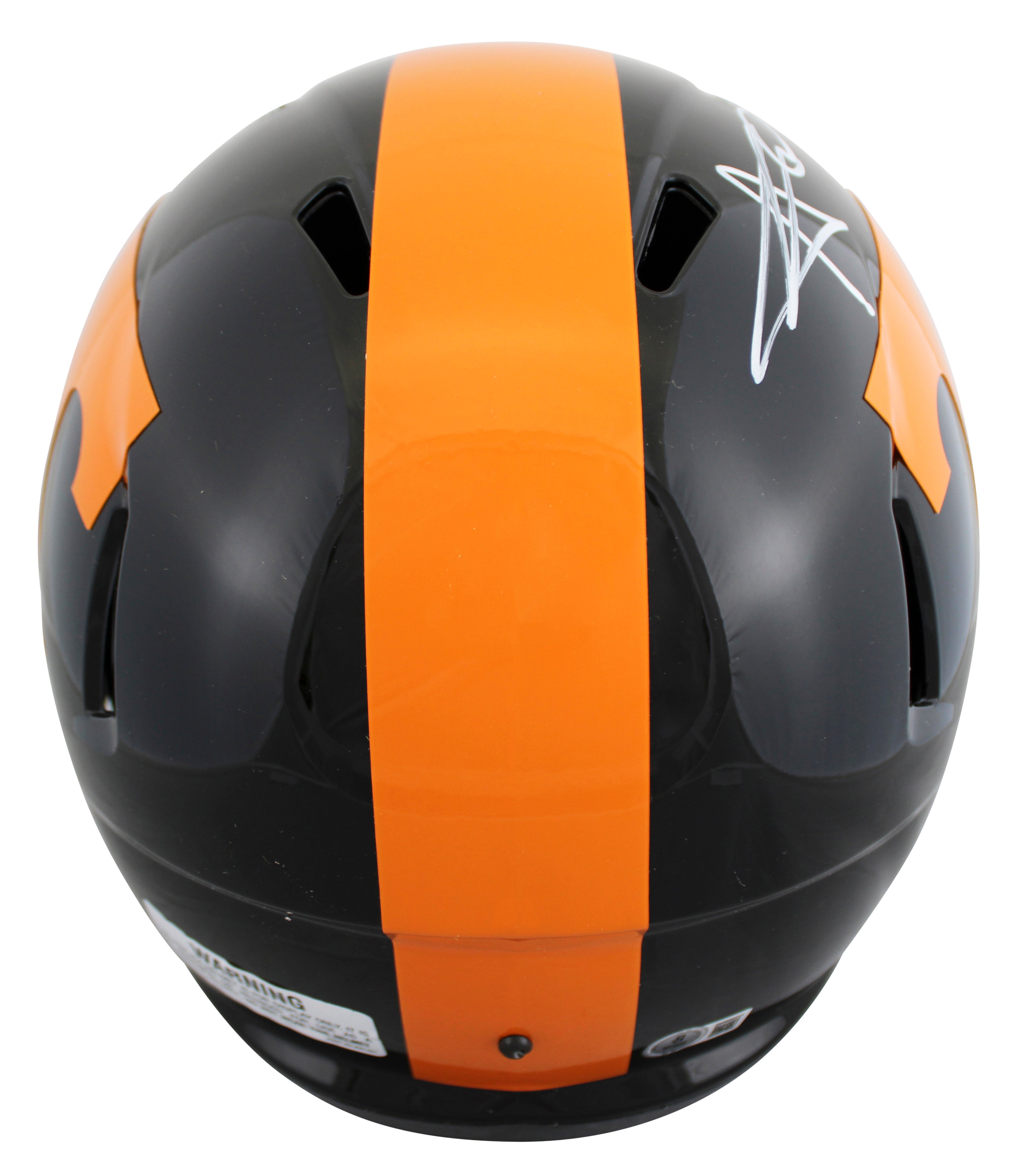 Tennessee Alvin Kamara Signed Black Full Size Speed Rep Helmet BAS Witnessed