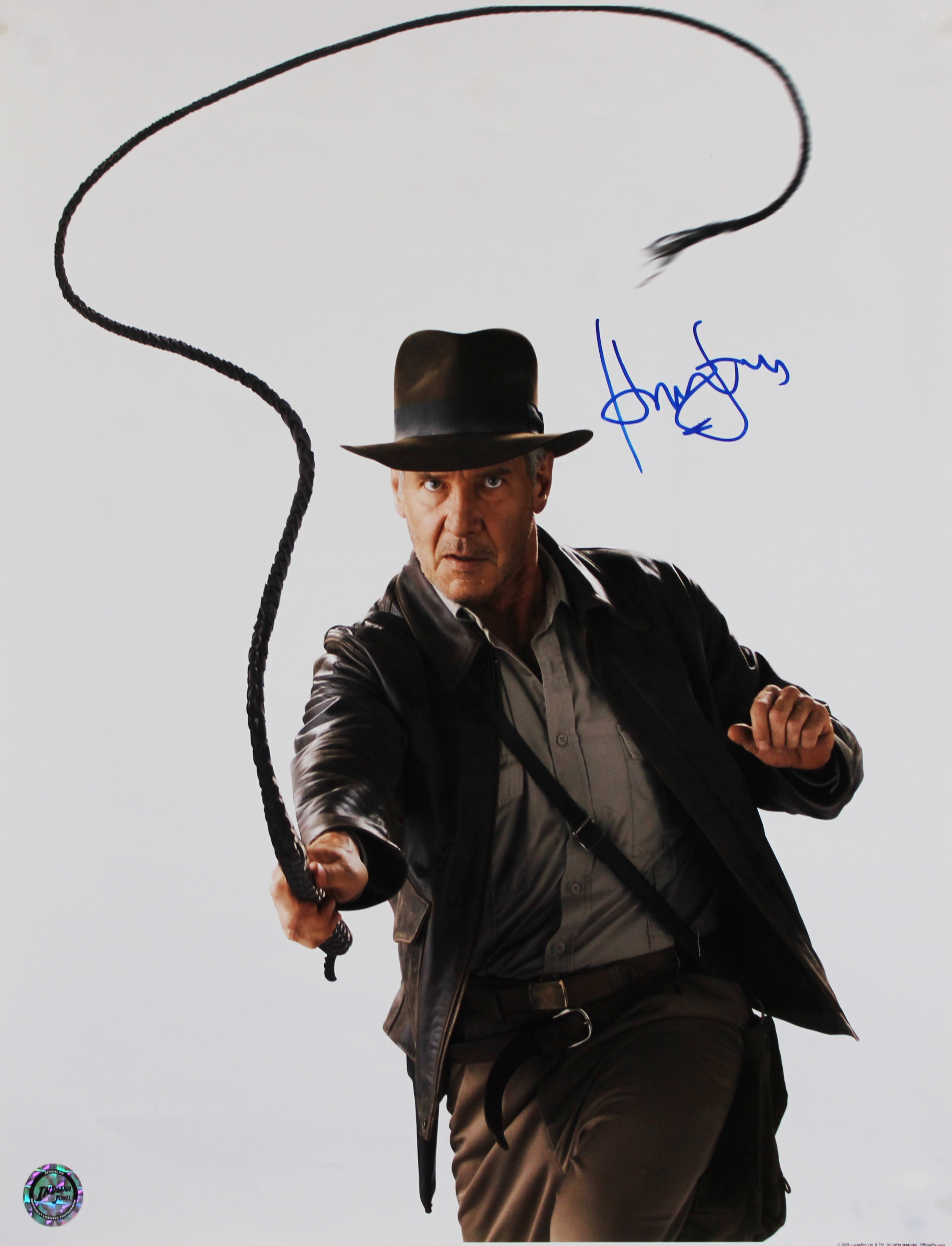 Harrison Ford Indiana Jones Authentic Signed 16x20 Photo BAS #A34368