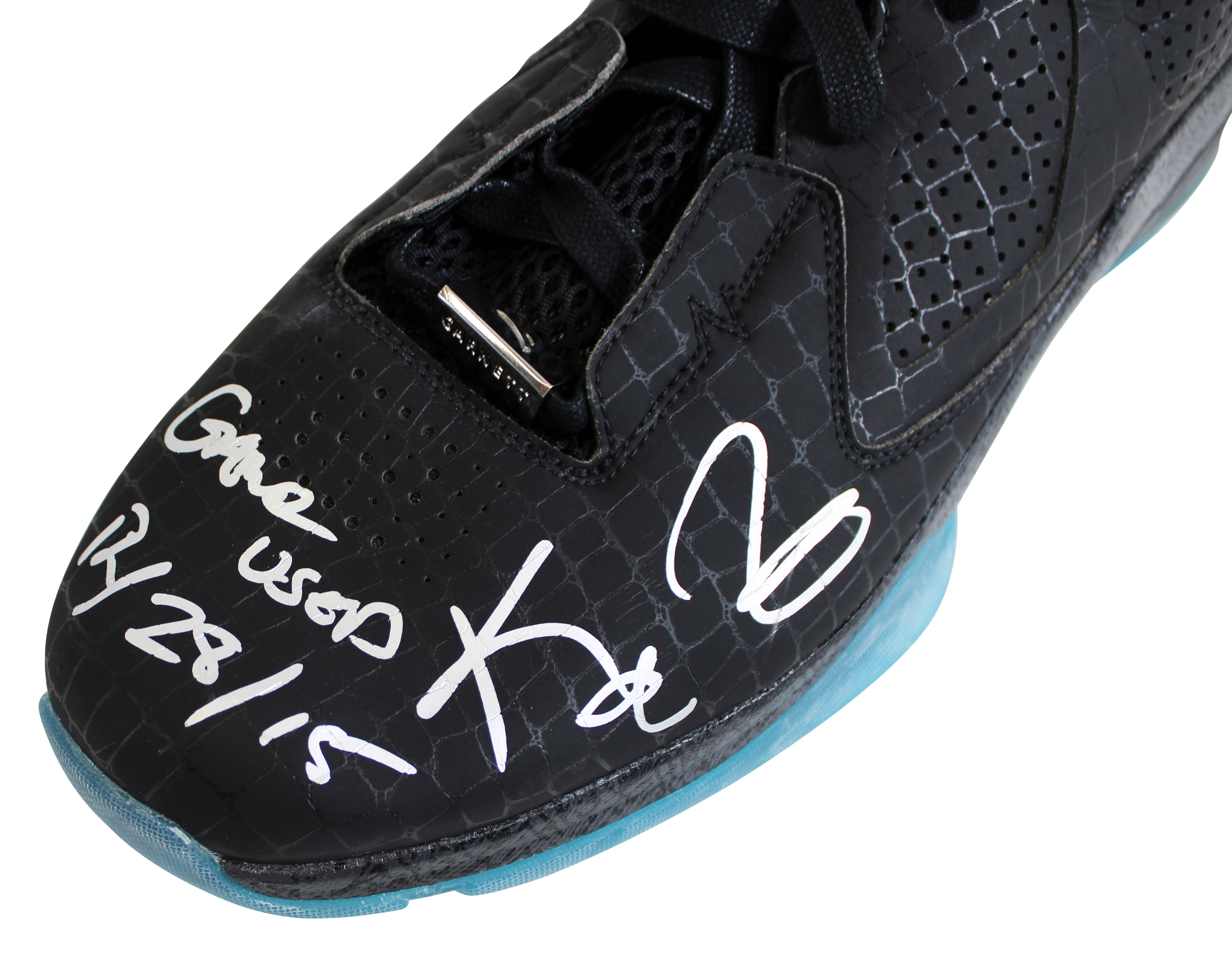 Timberwolves Kevin Garnett "Game Used 12/28/15" Signed Anta KG6 Shoes BAS Wit
