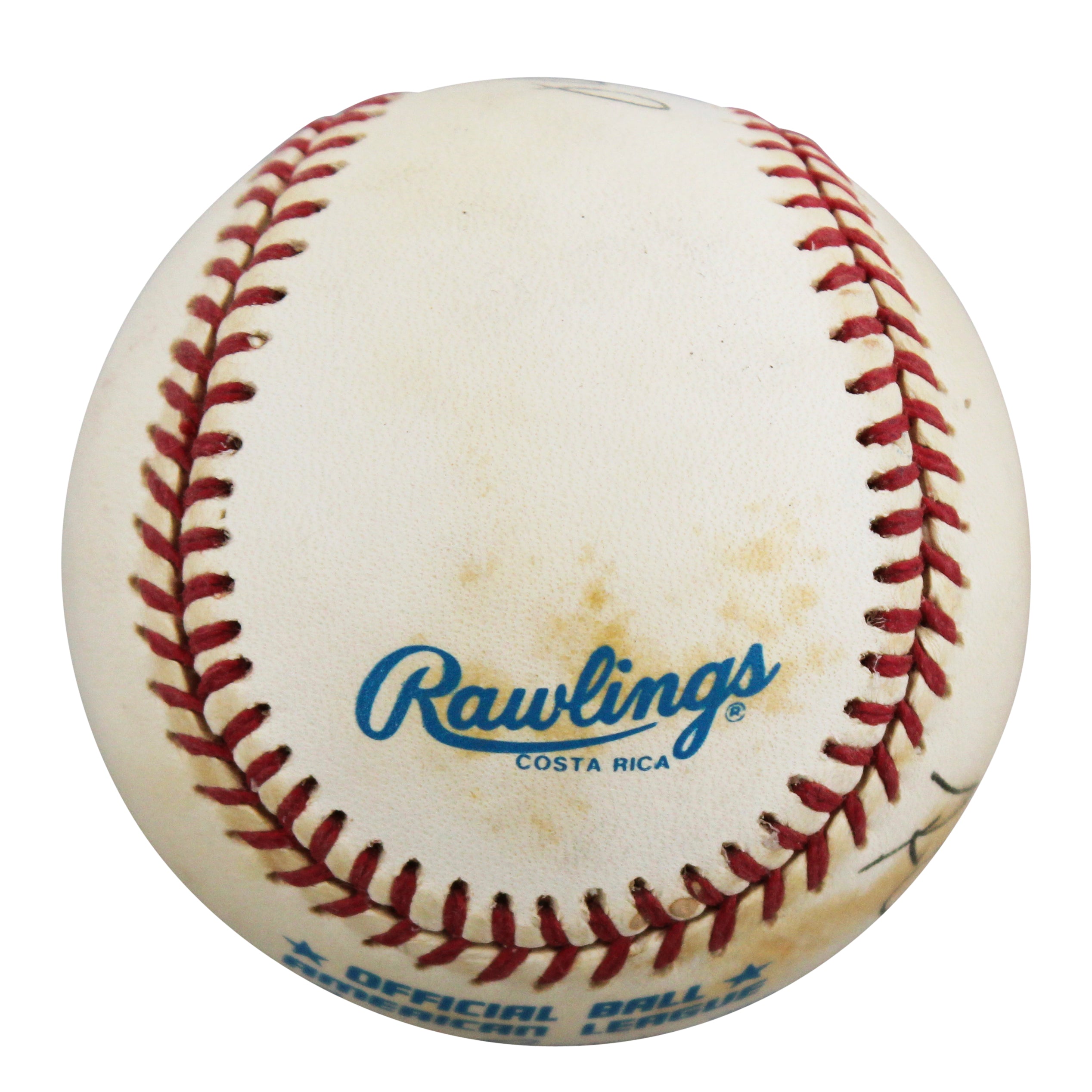 Mike Hargrove & Ron Clark Authentic Signed Bobby Brown OAL Baseball BAS #BU64251