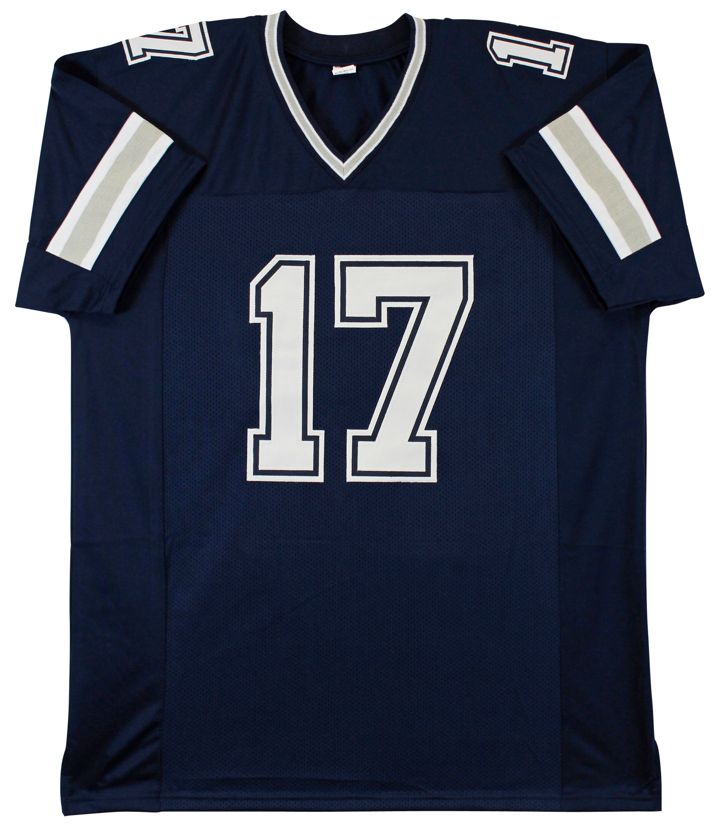 Brandon Aubrey Authentic Signed Navy Blue Pro Style Jersey BAS Witnessed 2