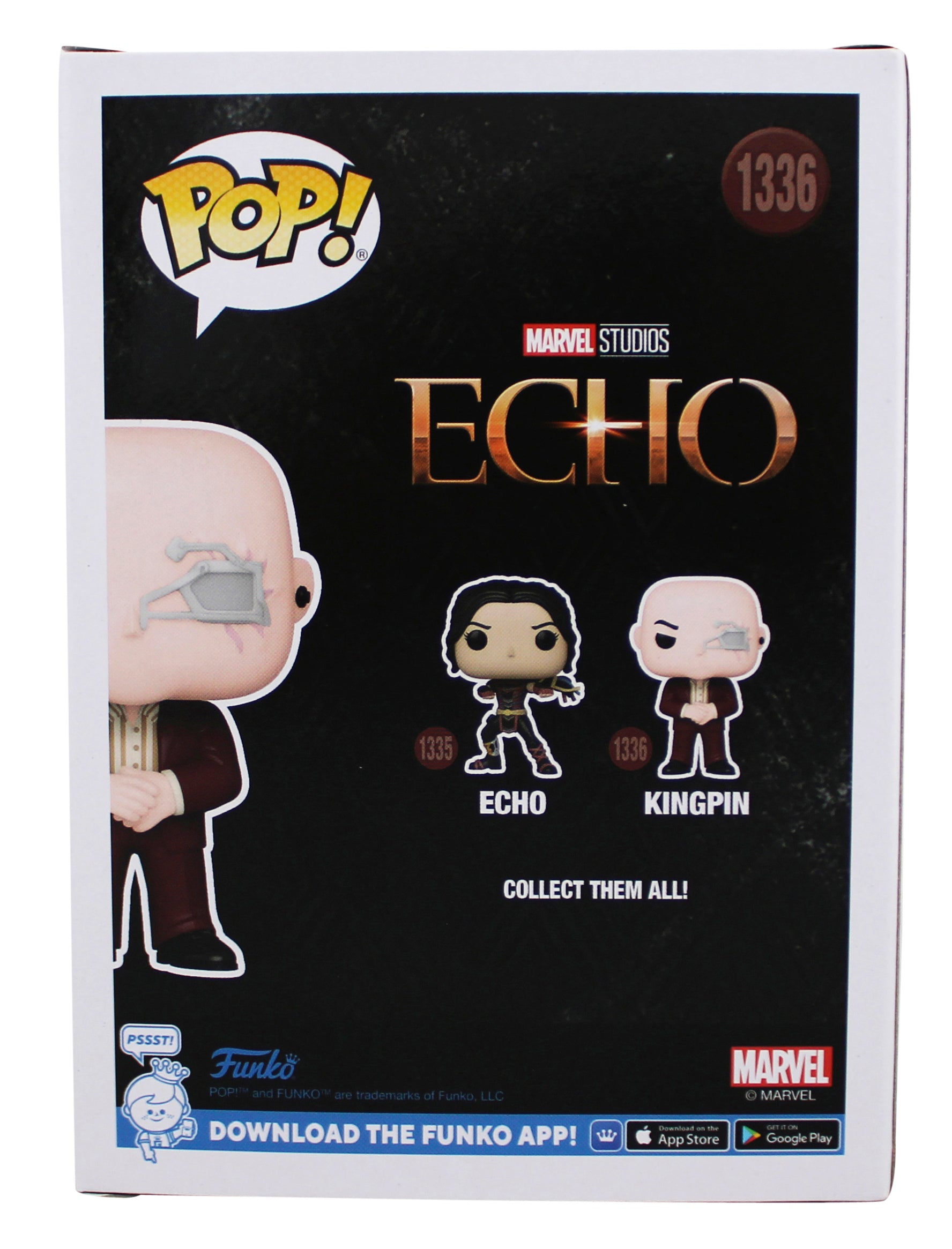 Vincent D'Onofrio Echo Signed Kingpin #1336 Funko Pop Vinyl Figure BAS #BL69233