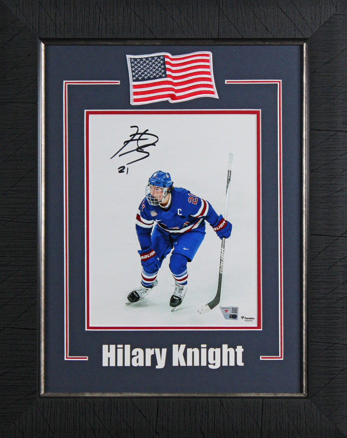 Hilary Knight Authentic Signed 8x10 Framed Team USA Vertical Photo Fanatics