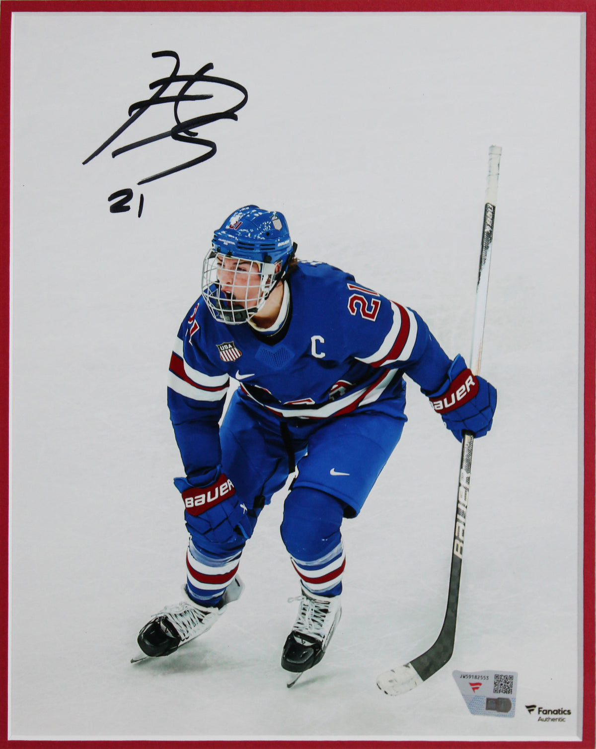 Hilary Knight Authentic Signed 8x10 Framed Team USA Vertical Photo Fanatics