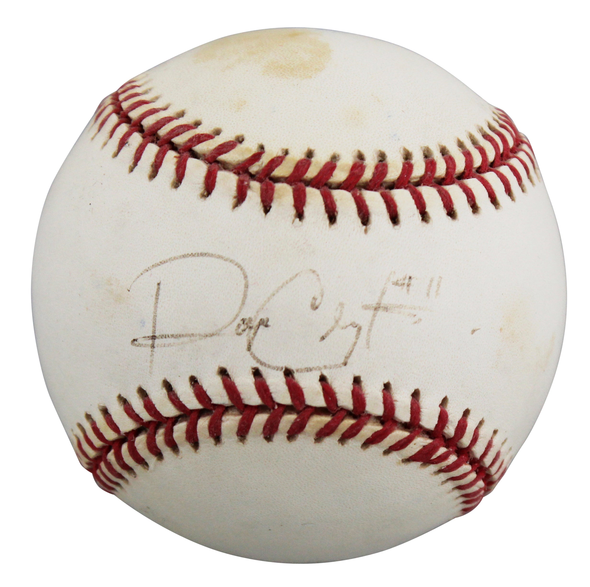 Cardinals Royce Clayton Authentic Signed Gene Budig OAL Baseball BAS #BU64184