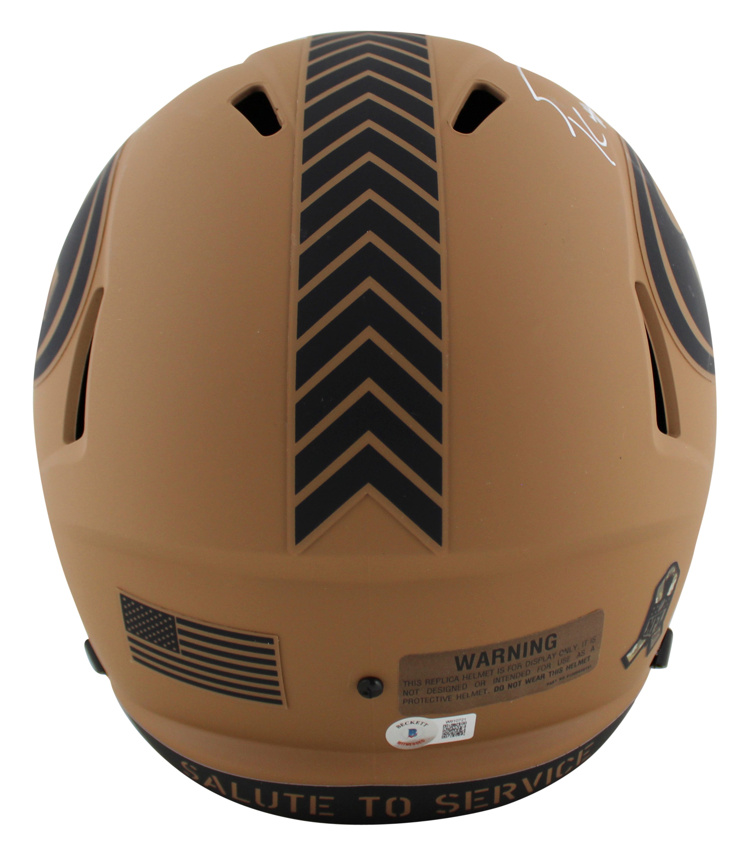 49ers George Kittle Signed STS II Full Size Speed Rep Helmet W/ Case BAS Witness