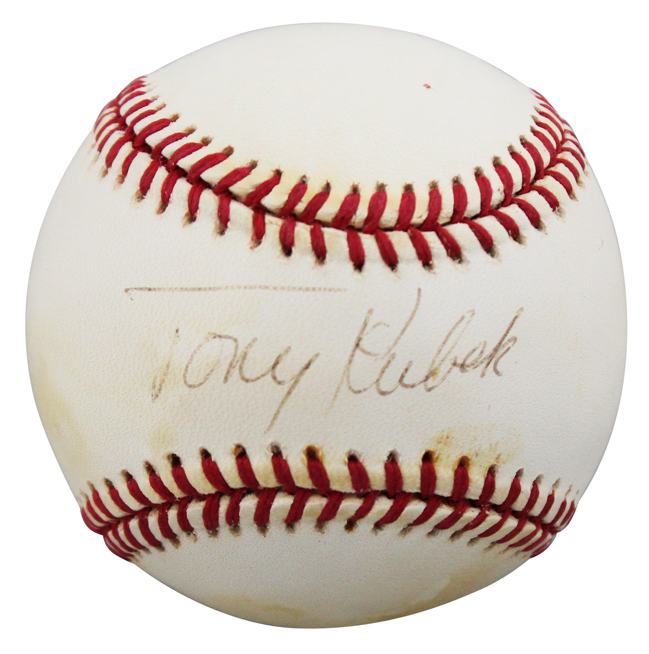 Yankees Tony Kubek Authentic Signed Bobby Brown OAL Baseball BAS #BW89049