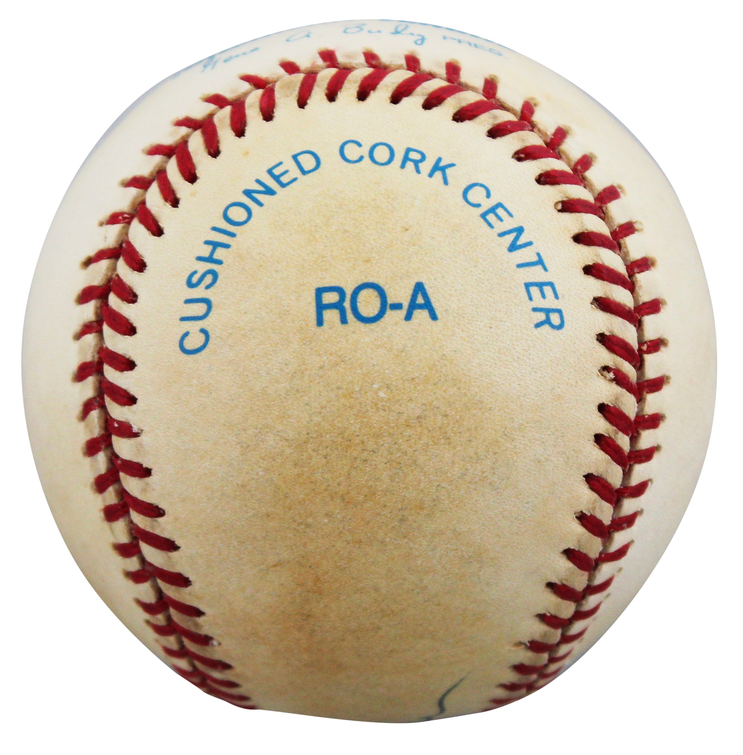Dodgers Orel Hershiser Authentic Signed Gene Budig OAL Baseball BAS #BW89074