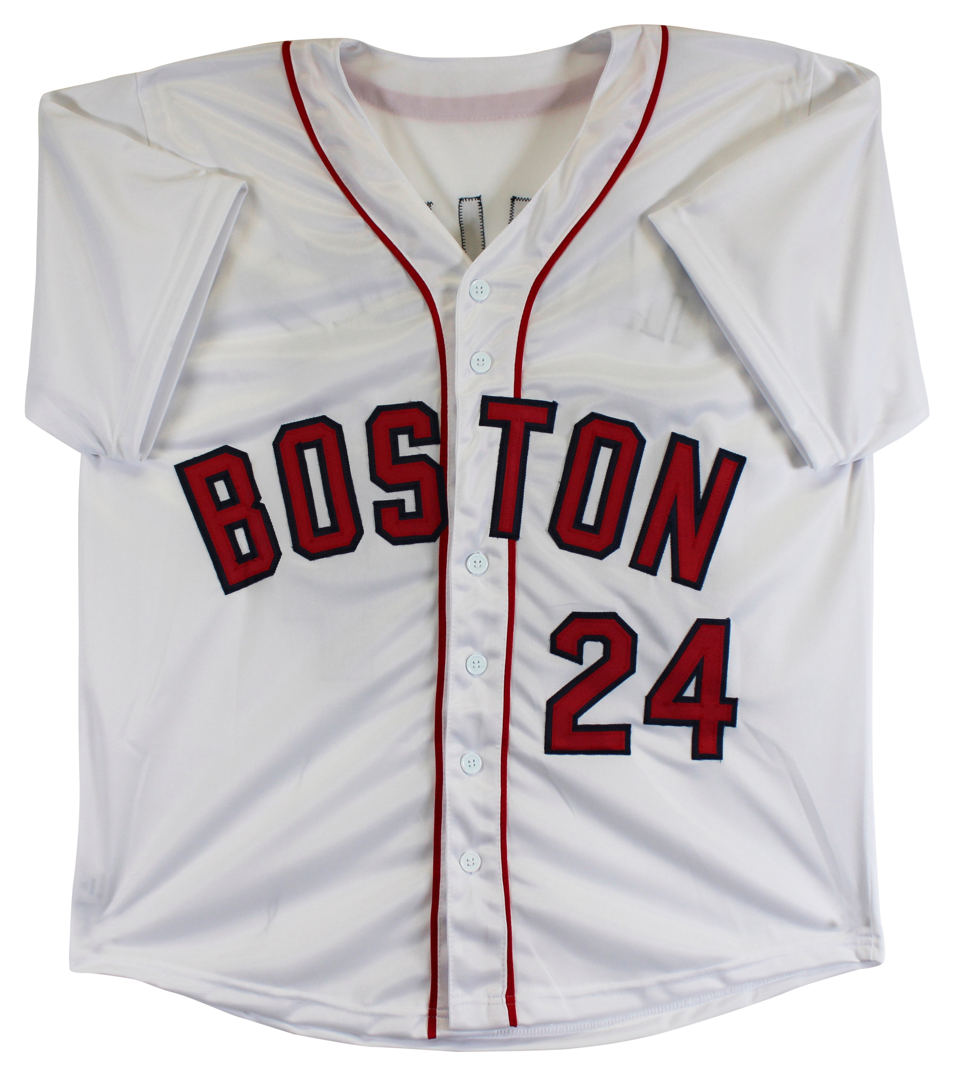 Manny Ramirez Authentic Signed White Pro Style Jersey Autographed BAS Witnessed