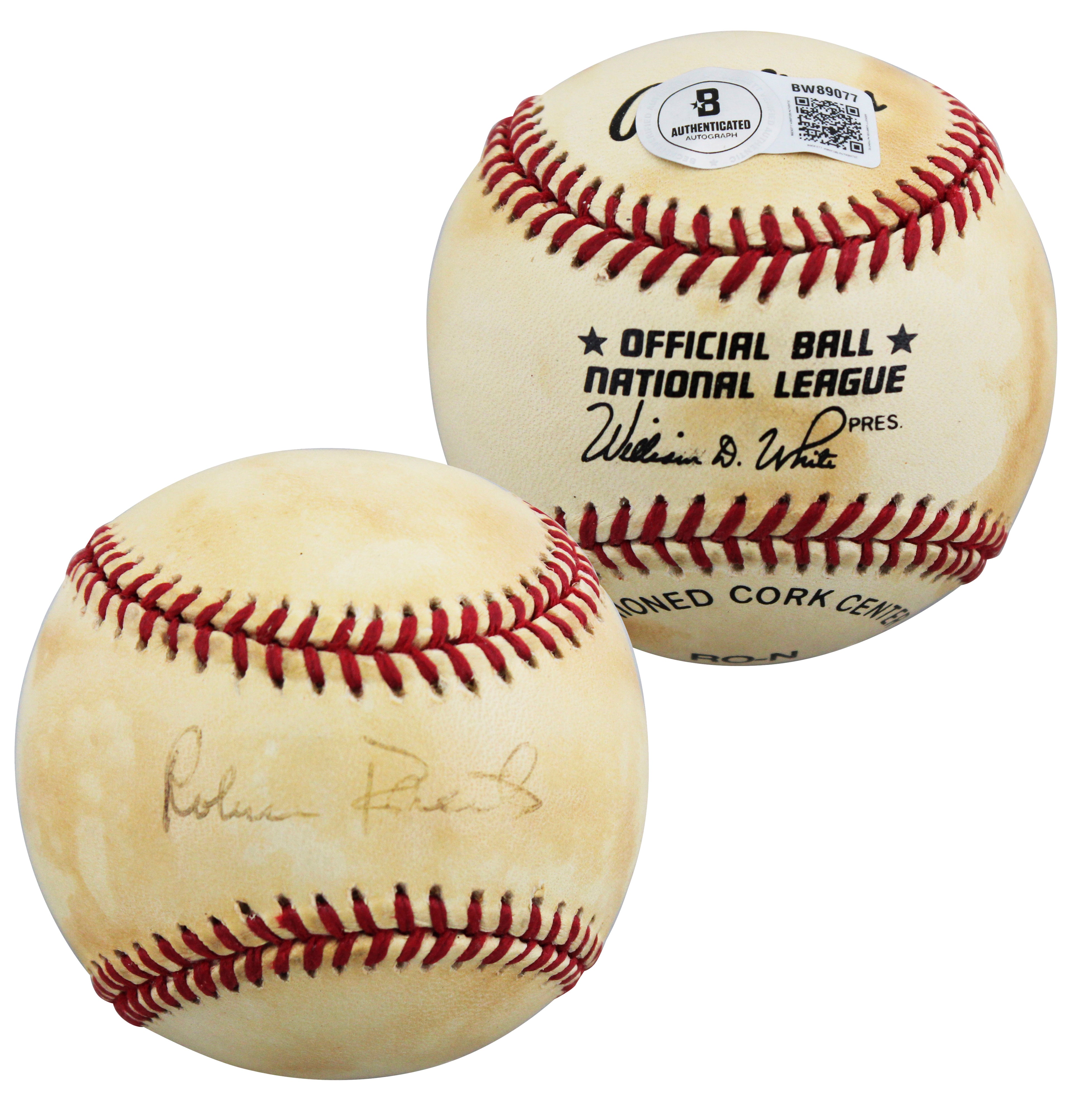 Phillies Robin Roberts Authentic Signed William White ONL Baseball BAS #BW89077