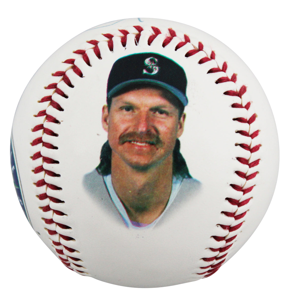 Mariners Randy Johnson Authentic Signed Fotoball Logo Baseball BAS #BU64189