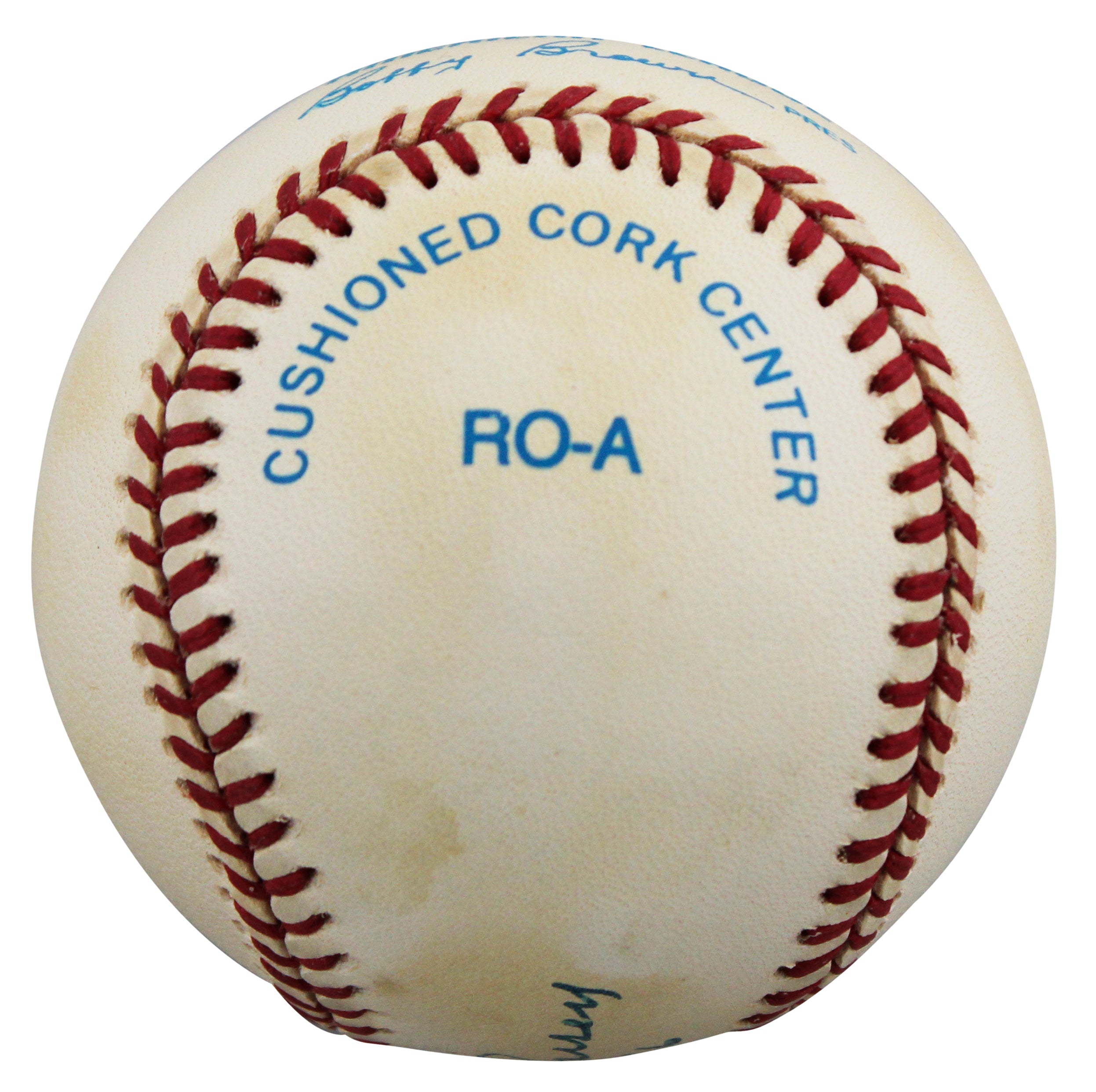 Yankees Don Larsen "10-8-56" Signed Bobby Brown OAL Baseball BAS #BW89080