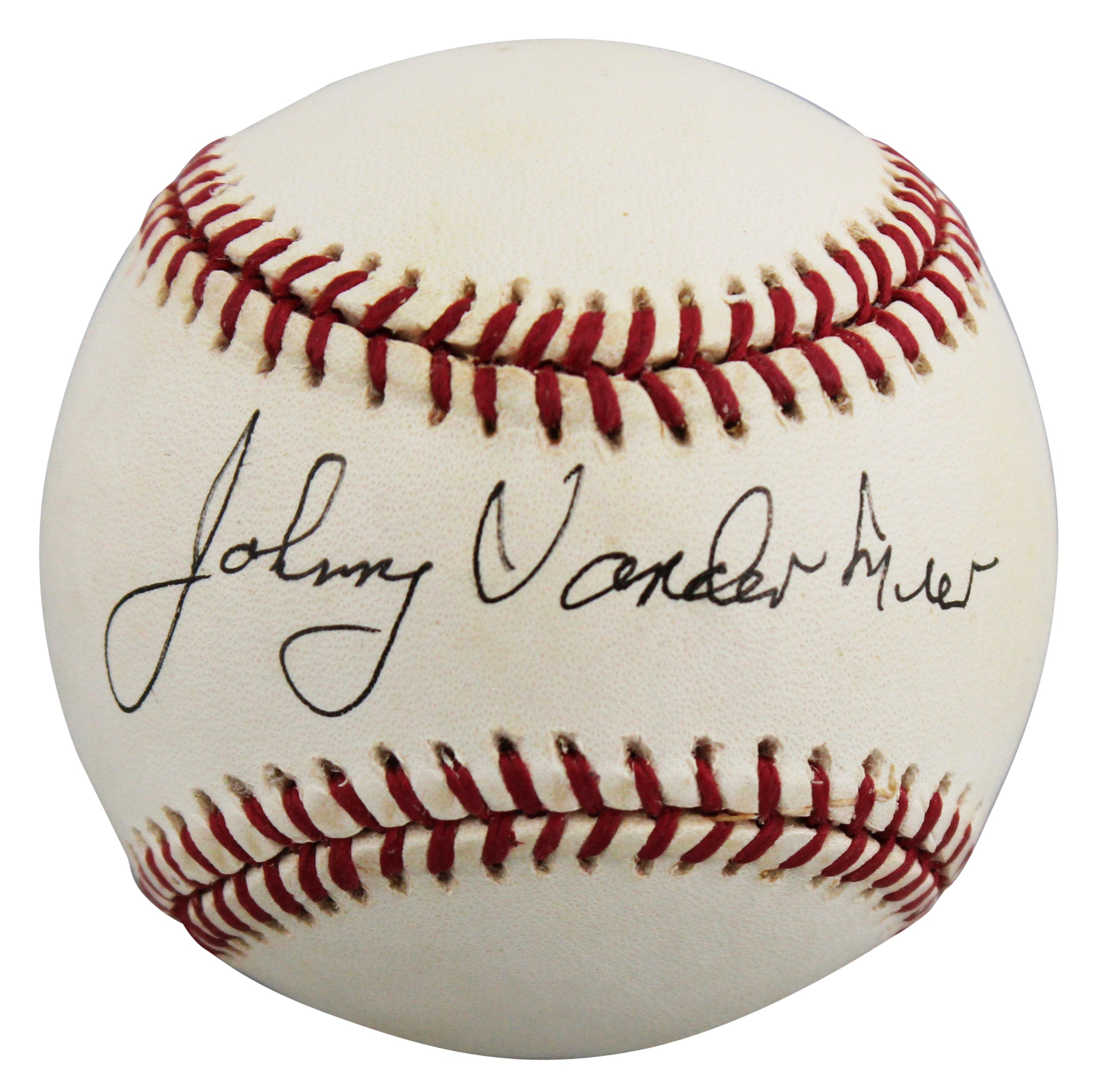 Reds Johnny Vander Meer Authentic Signed Coleman ONL Baseball BAS #BW89073