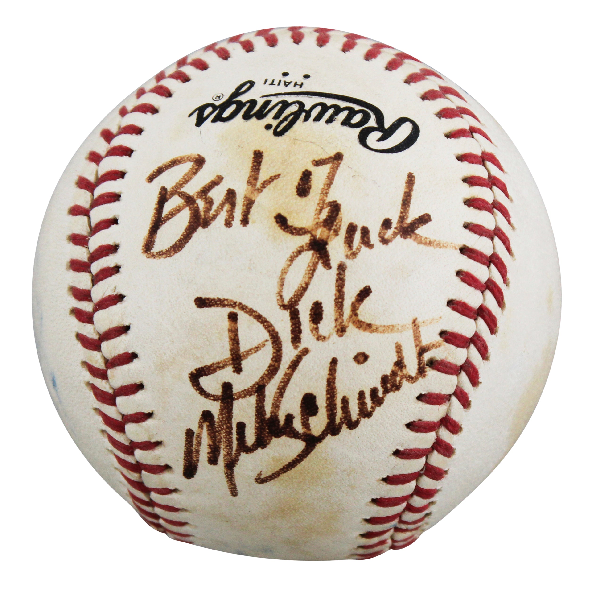 Phillies Mike Schmidt "Best Of Luck" Signed Feeney ONL Baseball BAS #BU64197