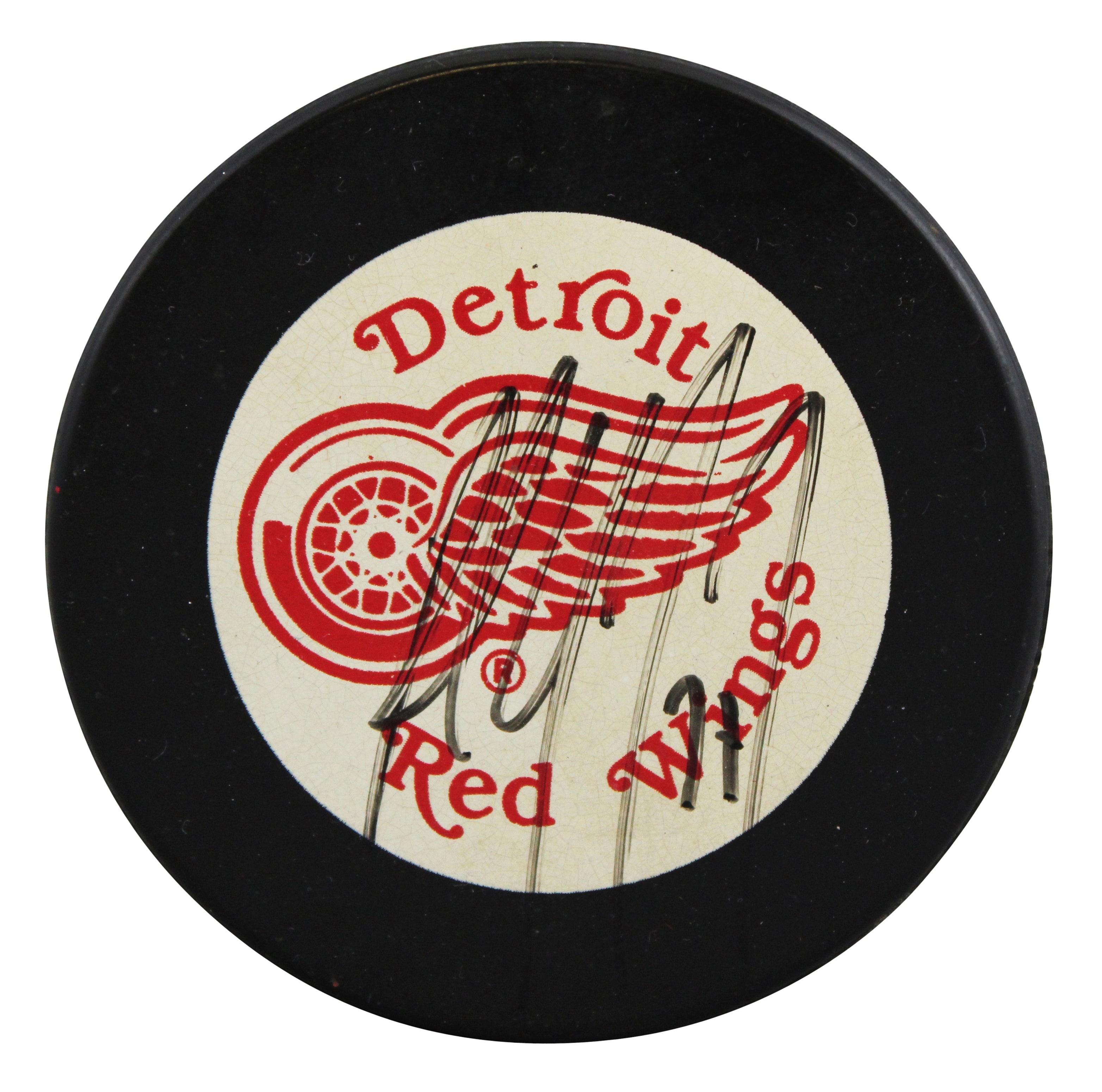 Red Wings Paul Coffey Authentic Signed Official NHL Hockey Puck BAS #BU64173