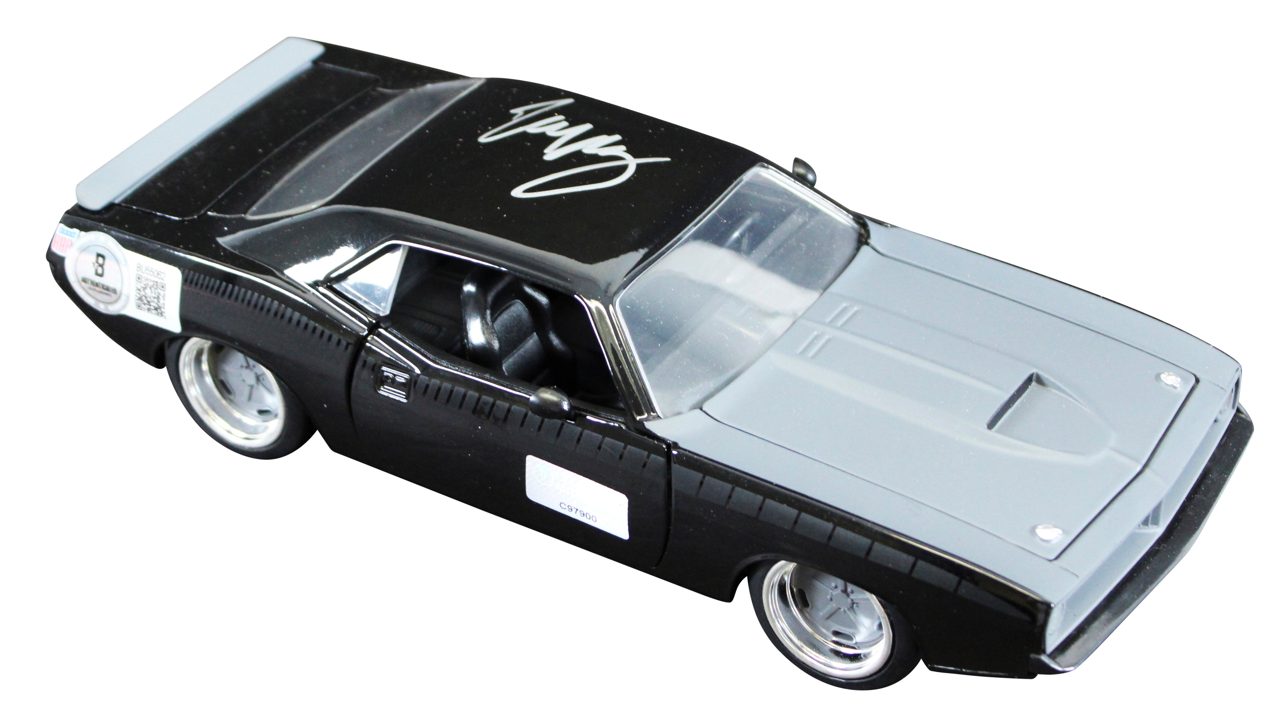 Michelle Rodriguez Fast & Furious Signed Plymouth Barracuda Die Cast Car BAS