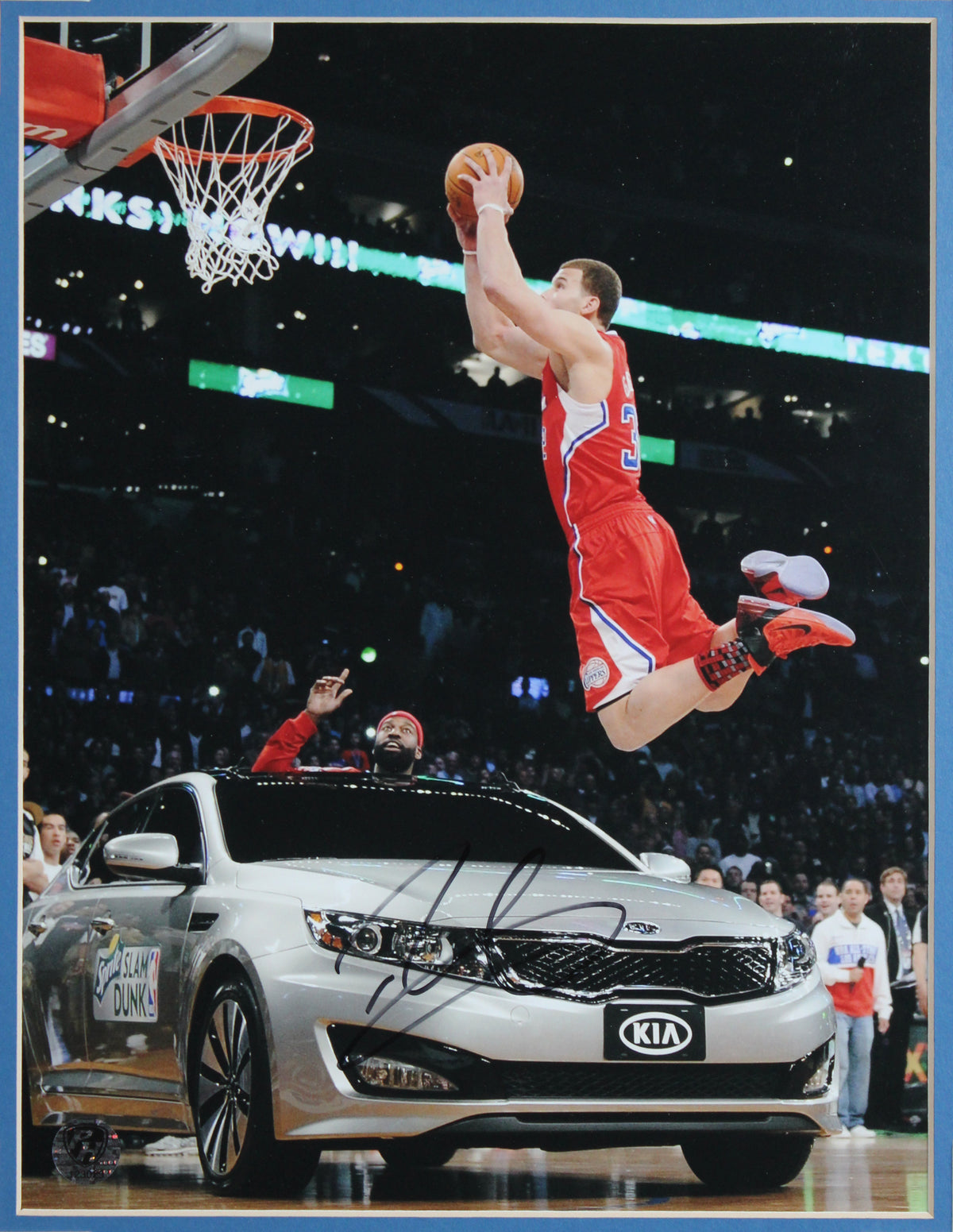 Clippers Blake Griffin Authentic Signed 11x14 Framed Photo BAS #AG010125