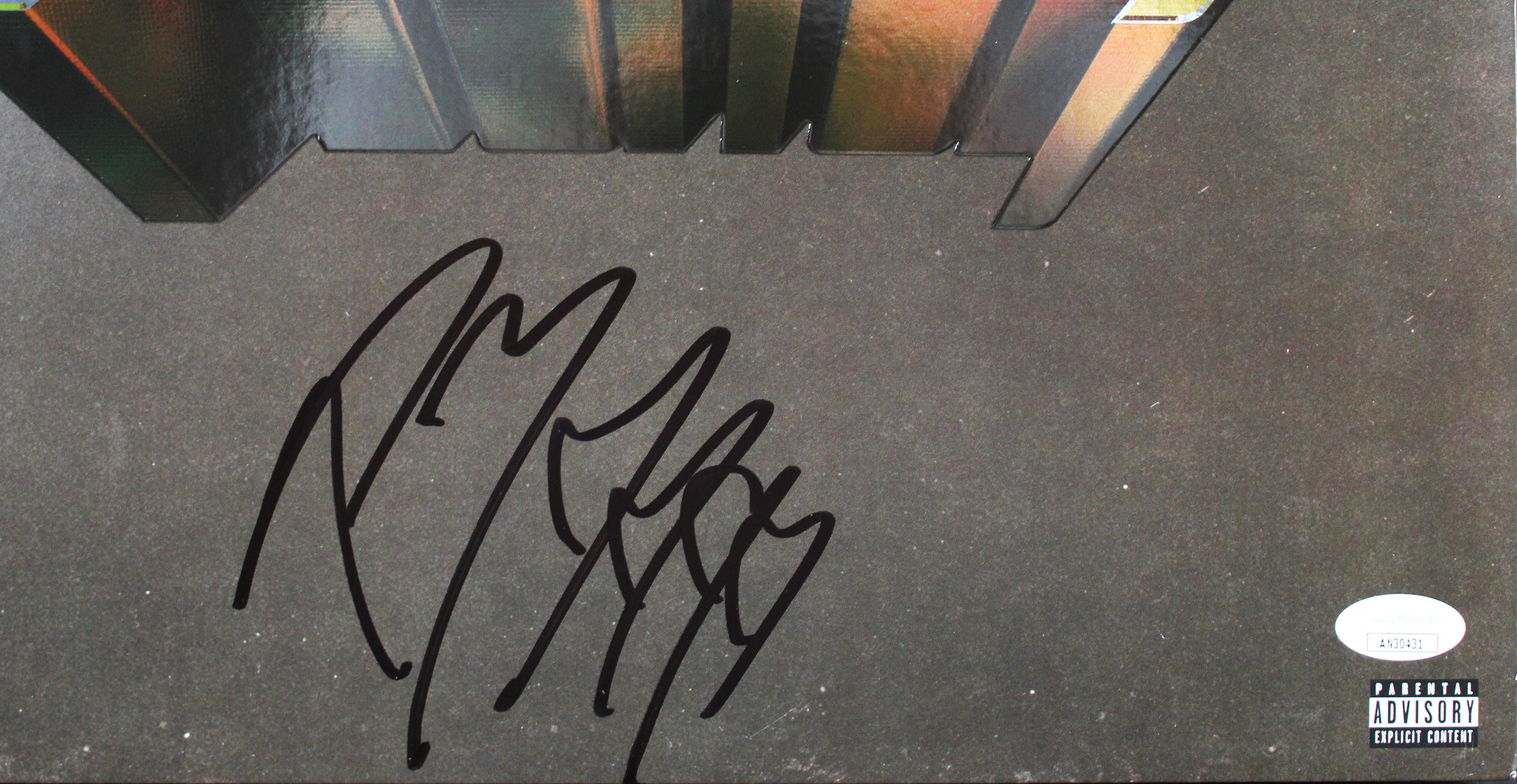 Post Malone Authentic Signed Stoney Album Cover Autographed JSA #AN30431