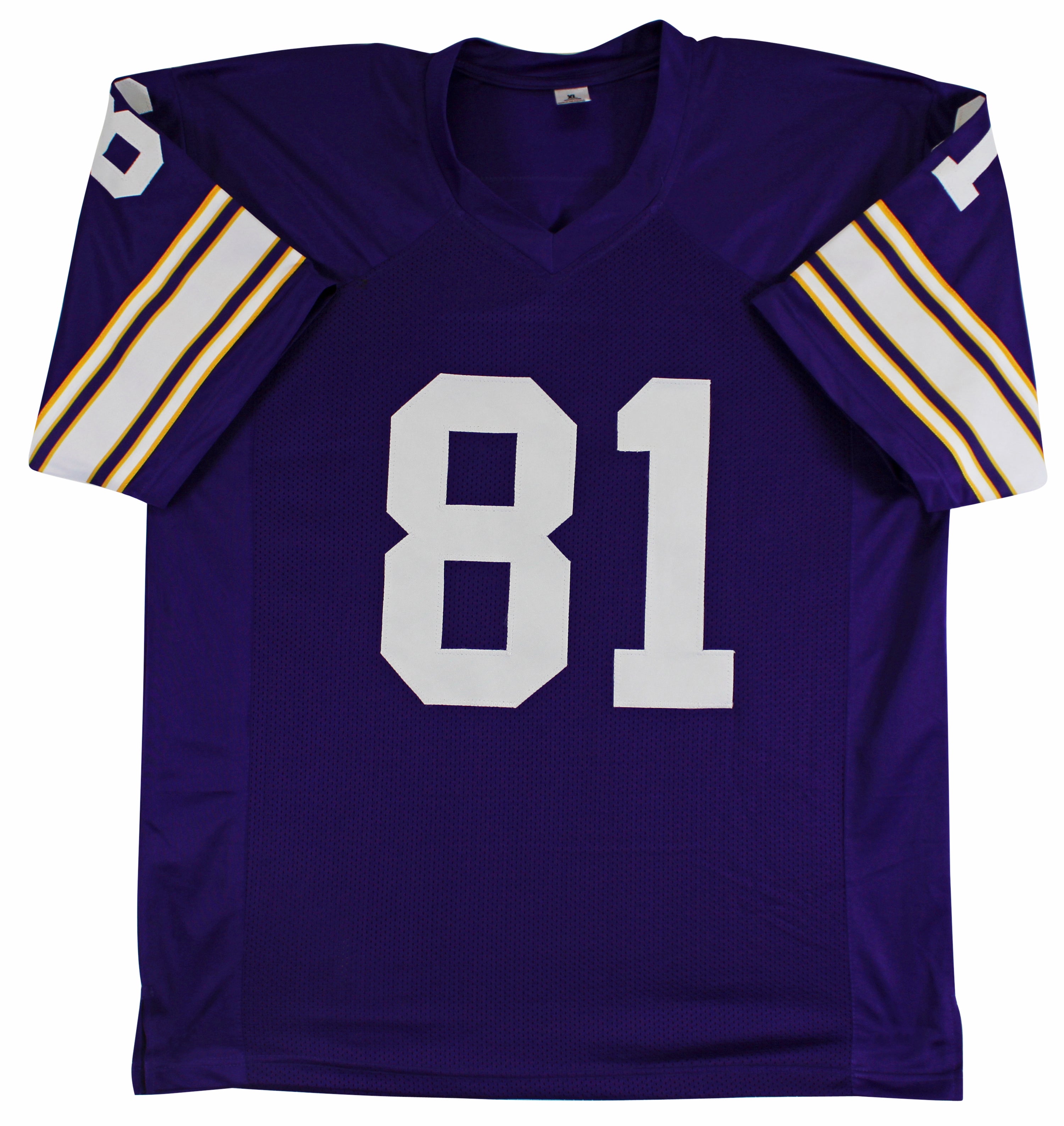 Carl Eller "HOF 2004" Signed Purple Pro Style Jersey BAS Witnessed #4W113351