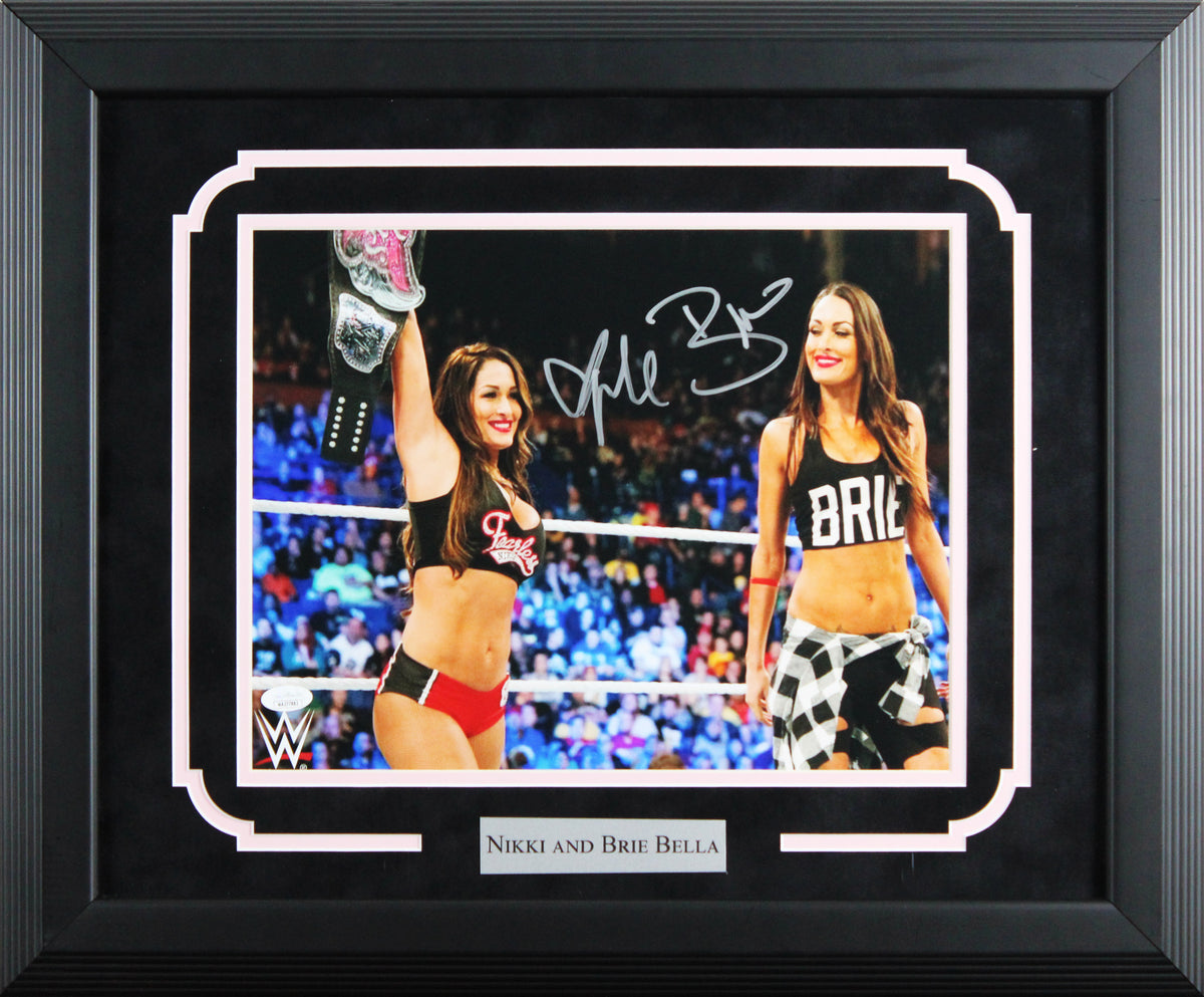 WWE Nikki Bella & Brie Bella Authentic Signed 11x14 Framed Photo BAS #AG010171