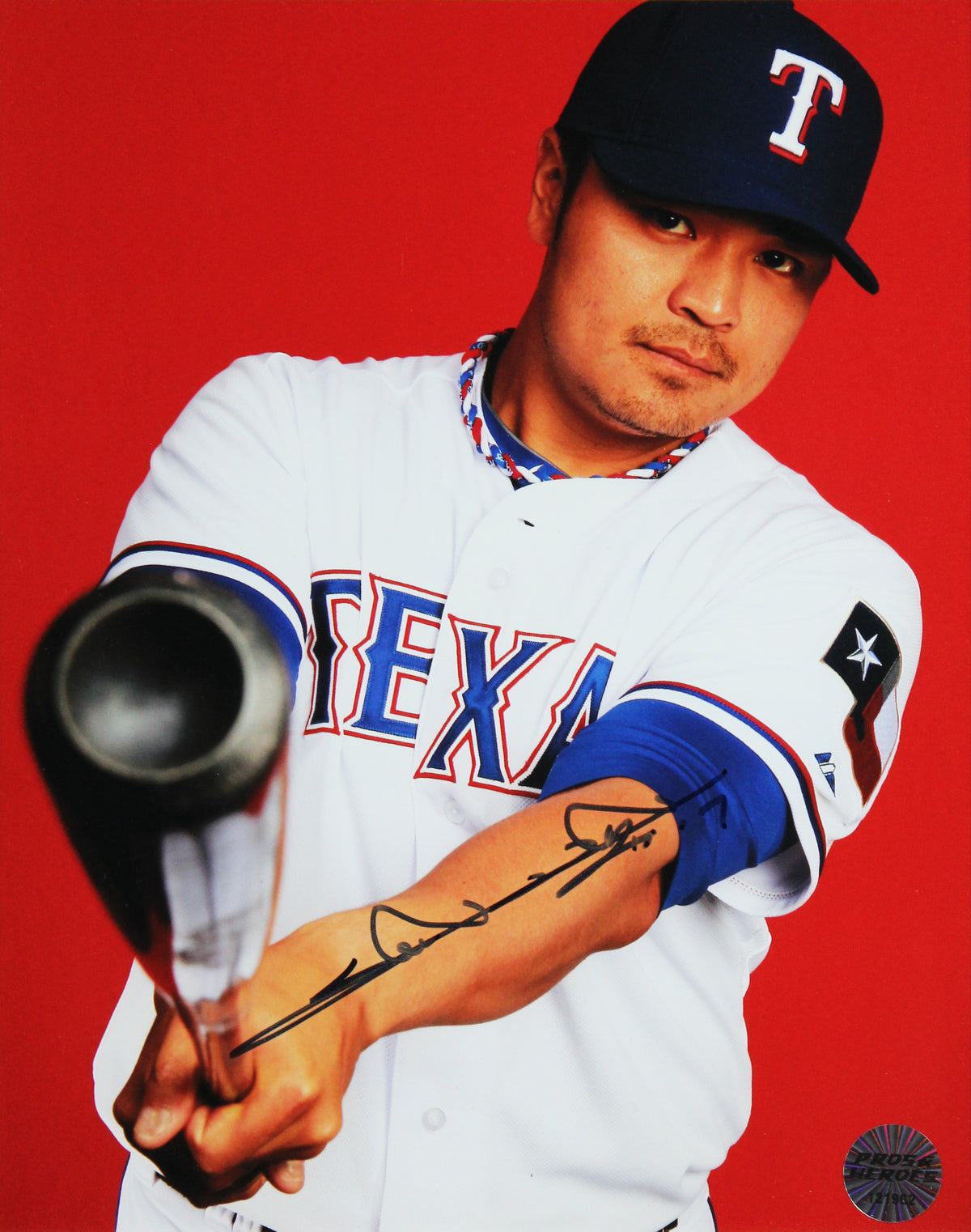 Rangers Shin-Soo Choo Authentic Signed 8x10 Framed Photo BAS #AG010141