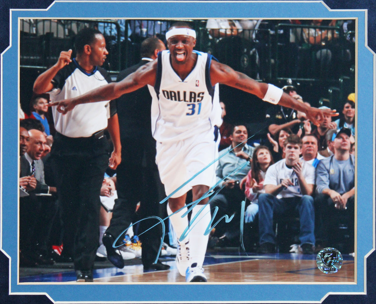 Mavericks Jason Terry Authentic Signed 8x10 Framed Photo BAS #AG010151