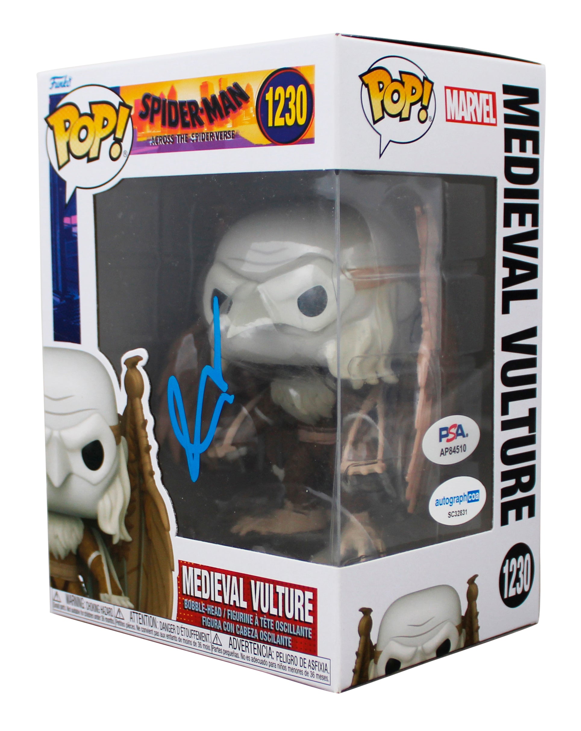 Jorma Taccone Spider-Man Signed #1230 Funko Pop Vinyl Figure PSA/DNA #AP84510