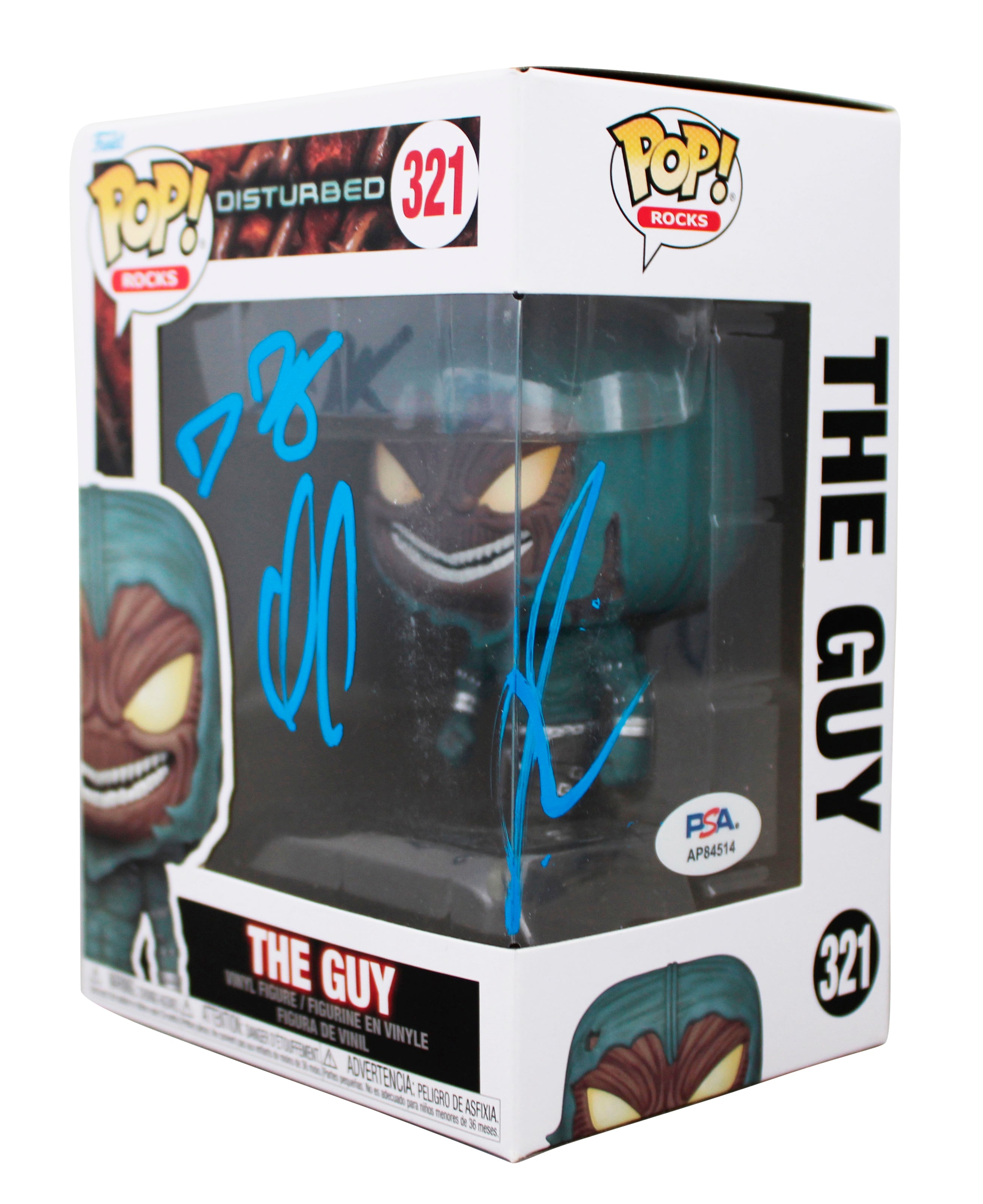 (3) Draiman, Donegan & Moyer Signed The Guy #321 Funko Pop Vinyl Figure PSA/DNA